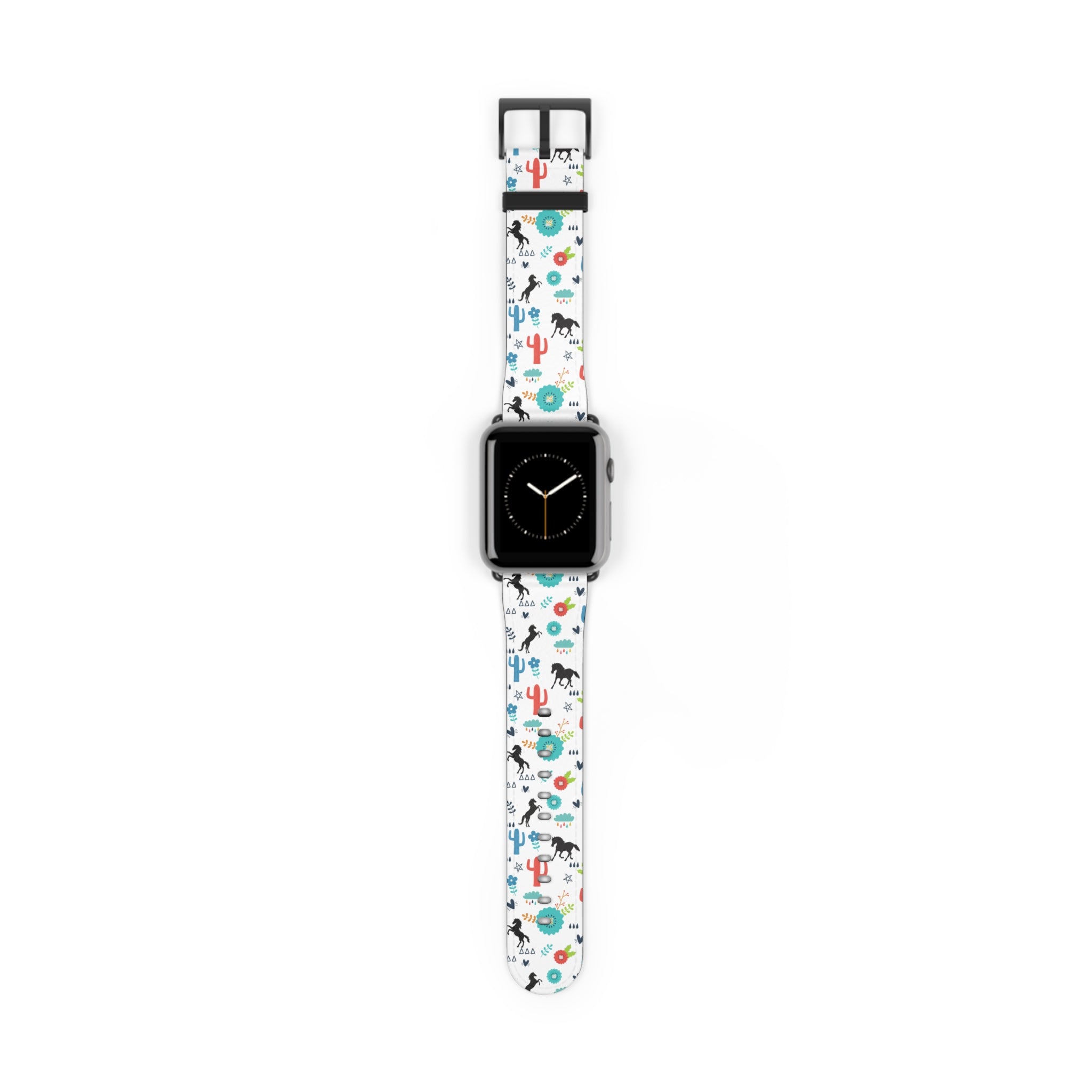 Horse Watch Band, Colorful Boho Western Apple Watch Strap for Cowgirls & Horse Lovers,