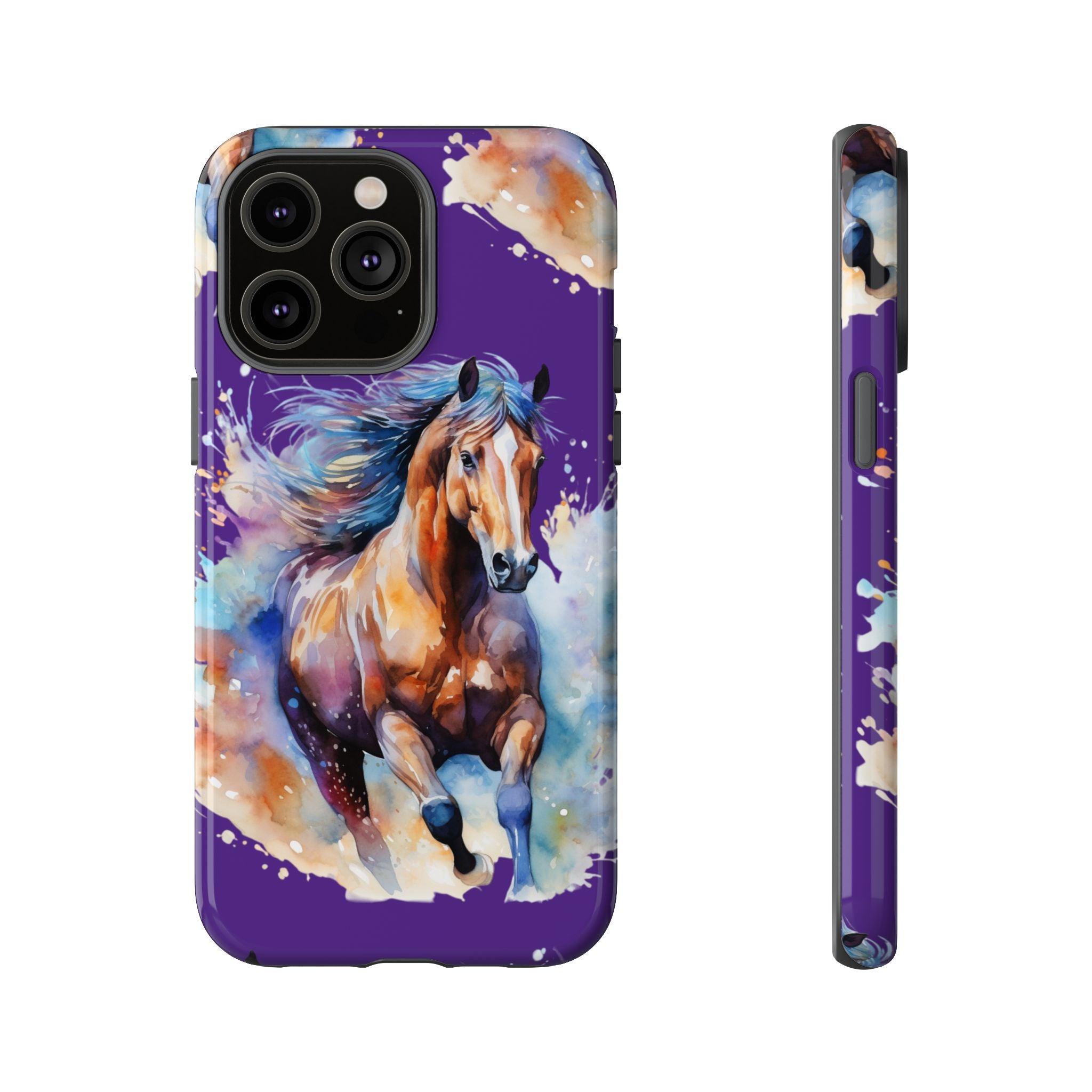 Colorful Horse Phone Case | Impact-Resistant, UV Protected, Horse Iphone Samsung Galaxy Case