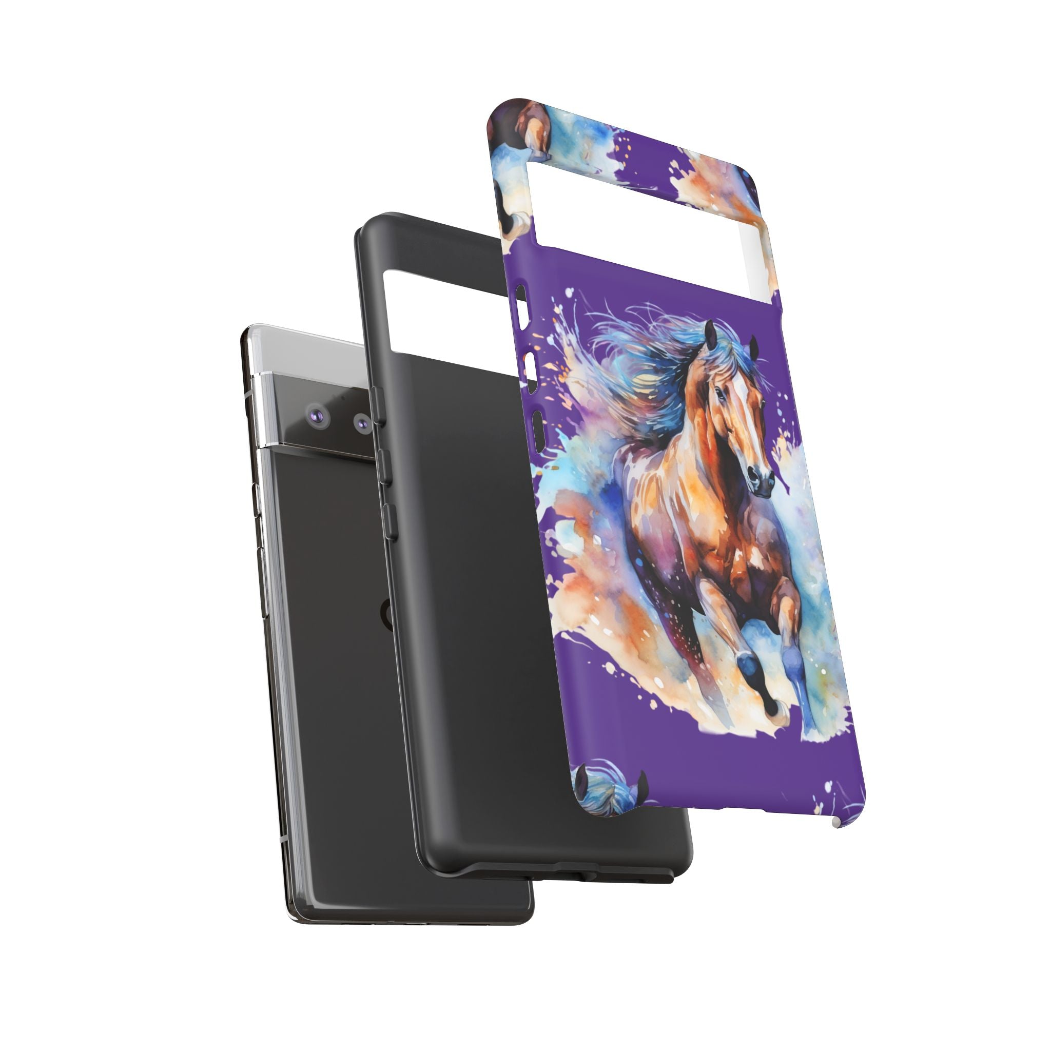 Colorful Horse Phone Case | Impact-Resistant, UV Protected, Horse Iphone Samsung Galaxy Case