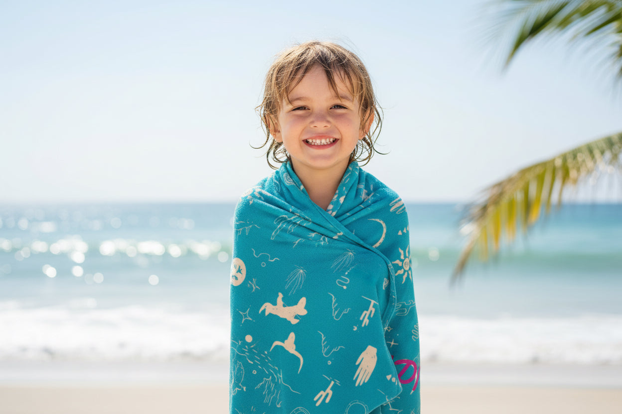 Personalized Cowboy Cowgirl BATH Towel - Turquoise Western Motif BEACH Towel, Western Gift, Custom Beach Towel, Western Decor, Rodeo Towel