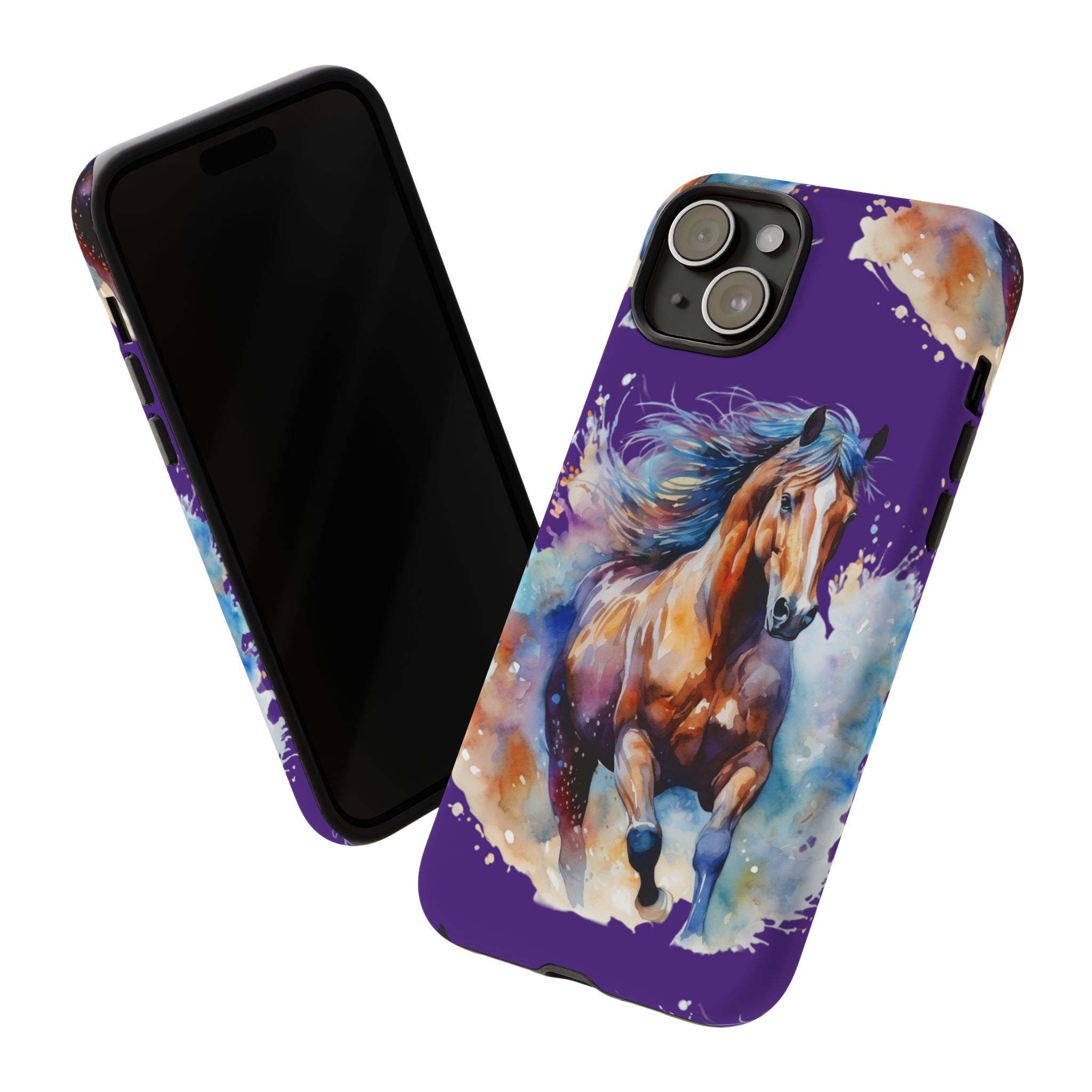 Colorful Horse Phone Case | Impact-Resistant, UV Protected, Horse Iphone Samsung Galaxy Case