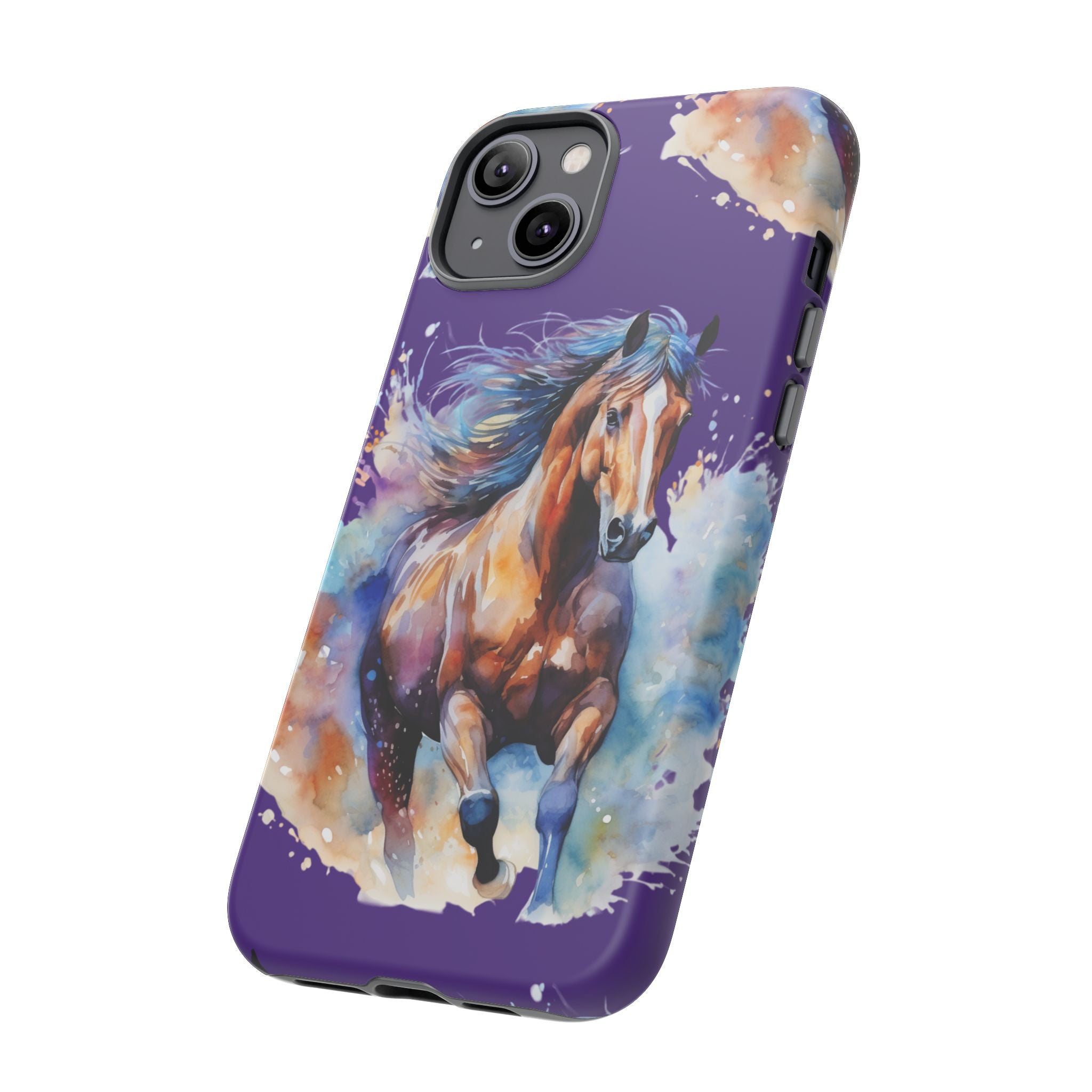 Colorful Horse Phone Case | Impact-Resistant, UV Protected, Horse Iphone Samsung Galaxy Case