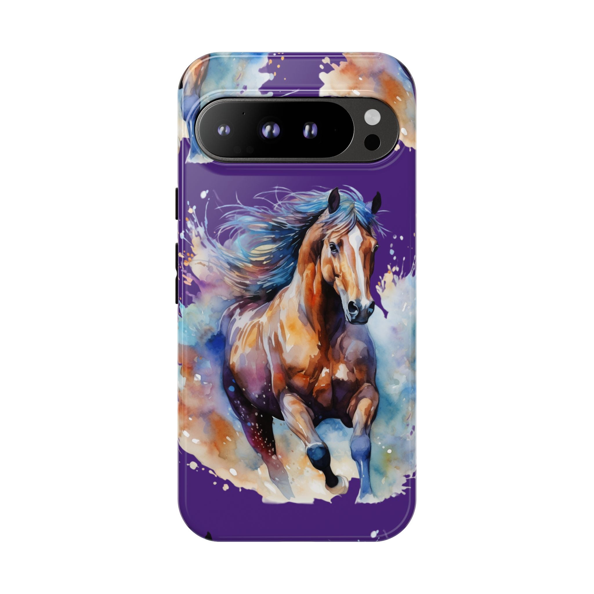 Colorful Horse Phone Case | Impact-Resistant, UV Protected, Horse Iphone Samsung Galaxy Case
