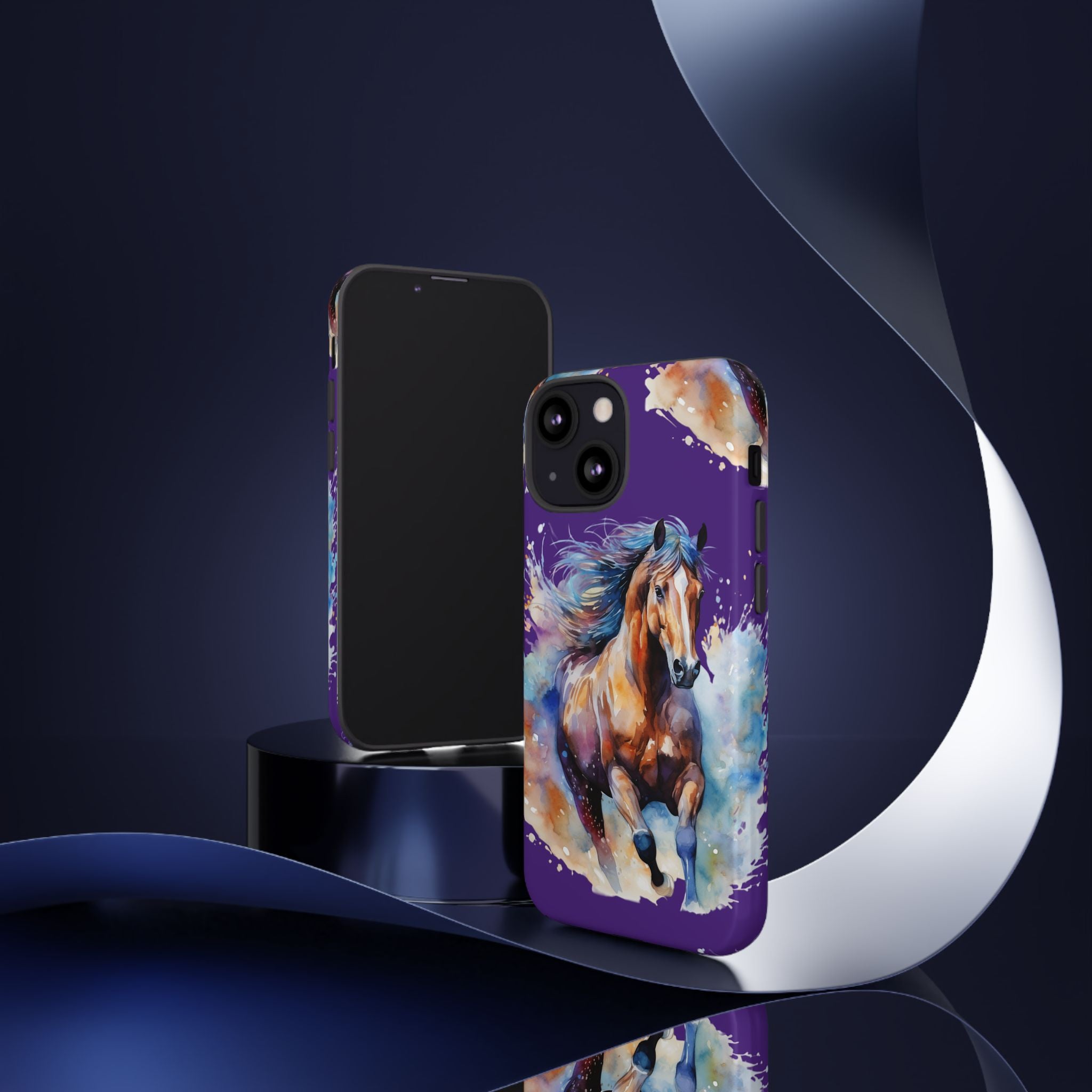 Colorful Horse Phone Case | Impact-Resistant, UV Protected, Horse Iphone Samsung Galaxy Case