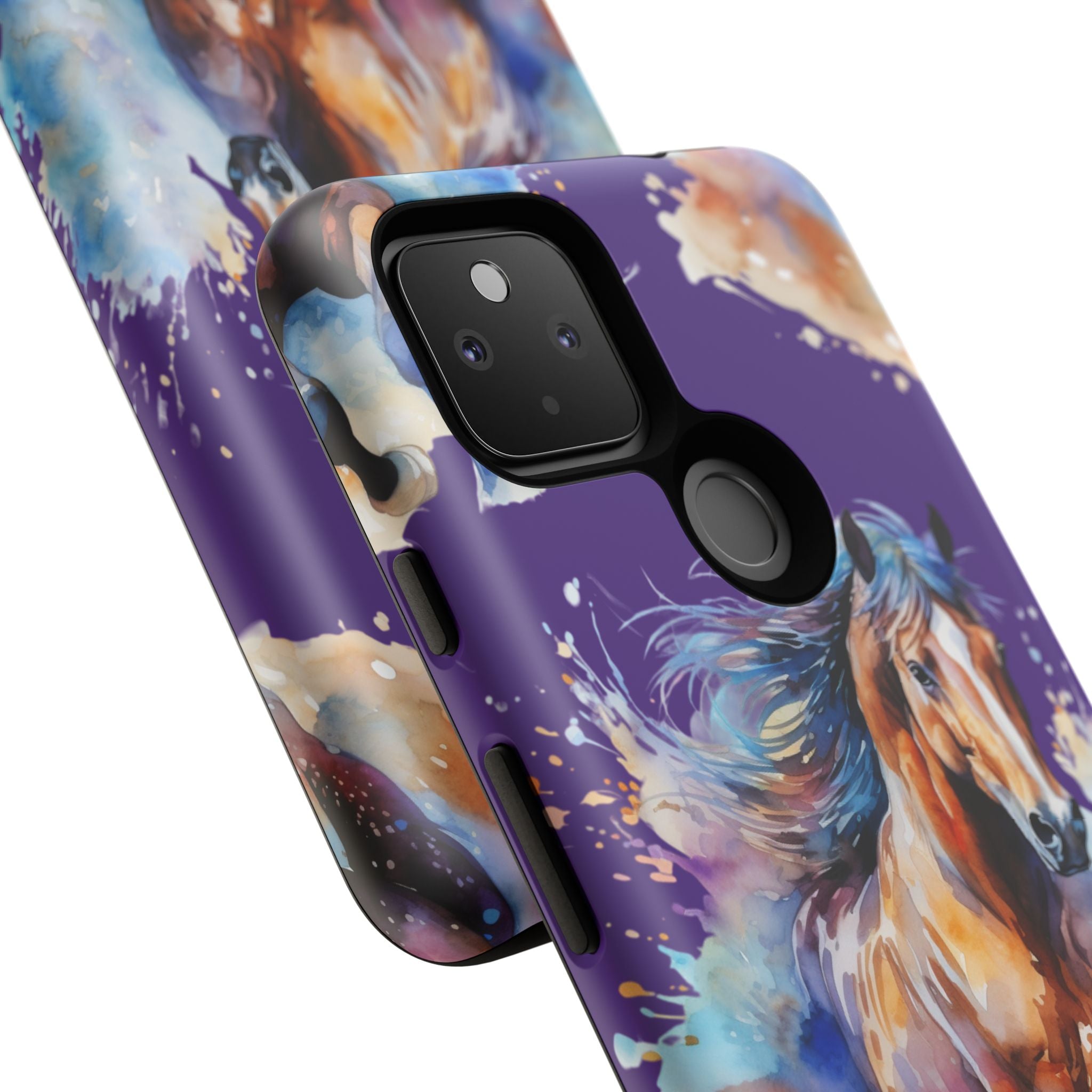 Colorful Horse Phone Case | Impact-Resistant, UV Protected, Horse Iphone Samsung Galaxy Case