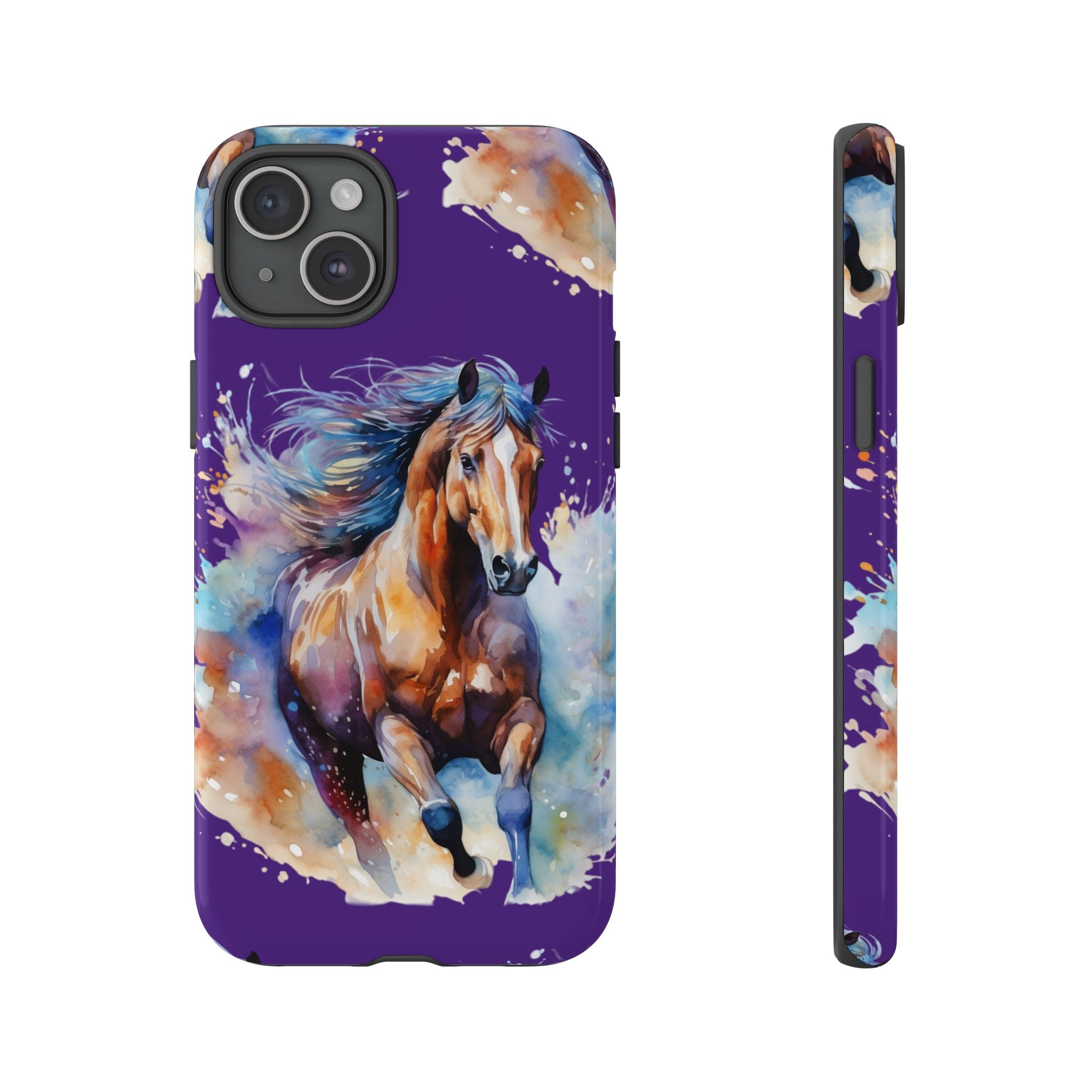 Colorful Horse Phone Case | Impact-Resistant, UV Protected, Horse Iphone Samsung Galaxy Case