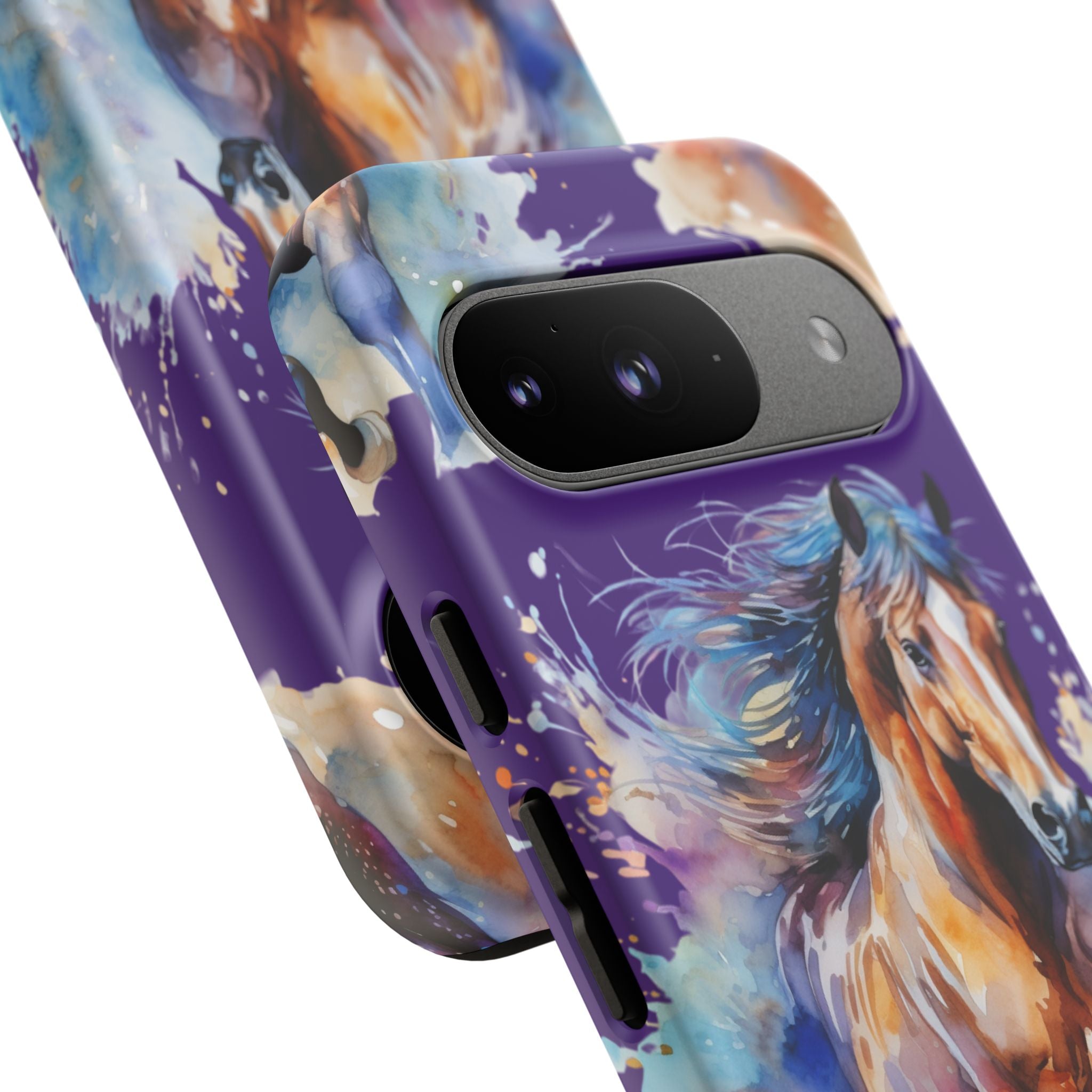 Colorful Horse Phone Case | Impact-Resistant, UV Protected, Horse Iphone Samsung Galaxy Case
