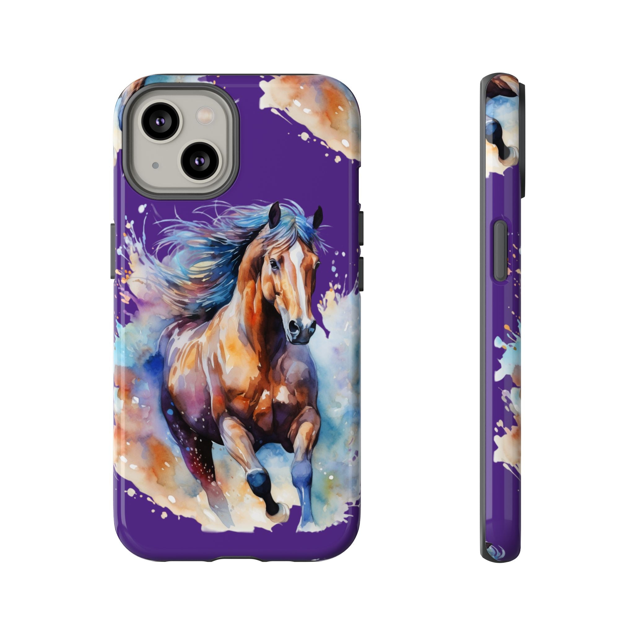 Colorful Horse Phone Case | Impact-Resistant, UV Protected, Horse Iphone Samsung Galaxy Case