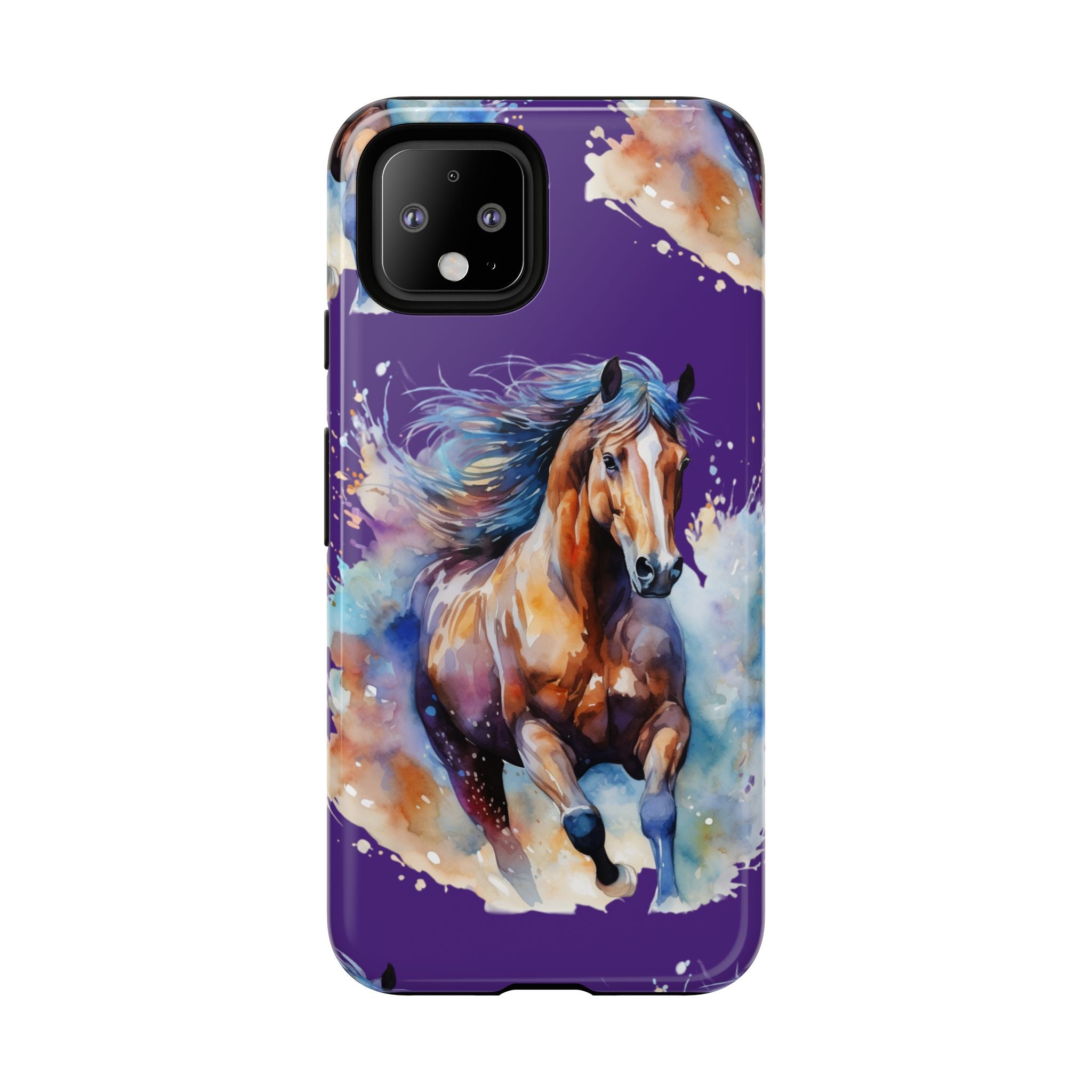 Colorful Horse Phone Case | Impact-Resistant, UV Protected, Horse Iphone Samsung Galaxy Case