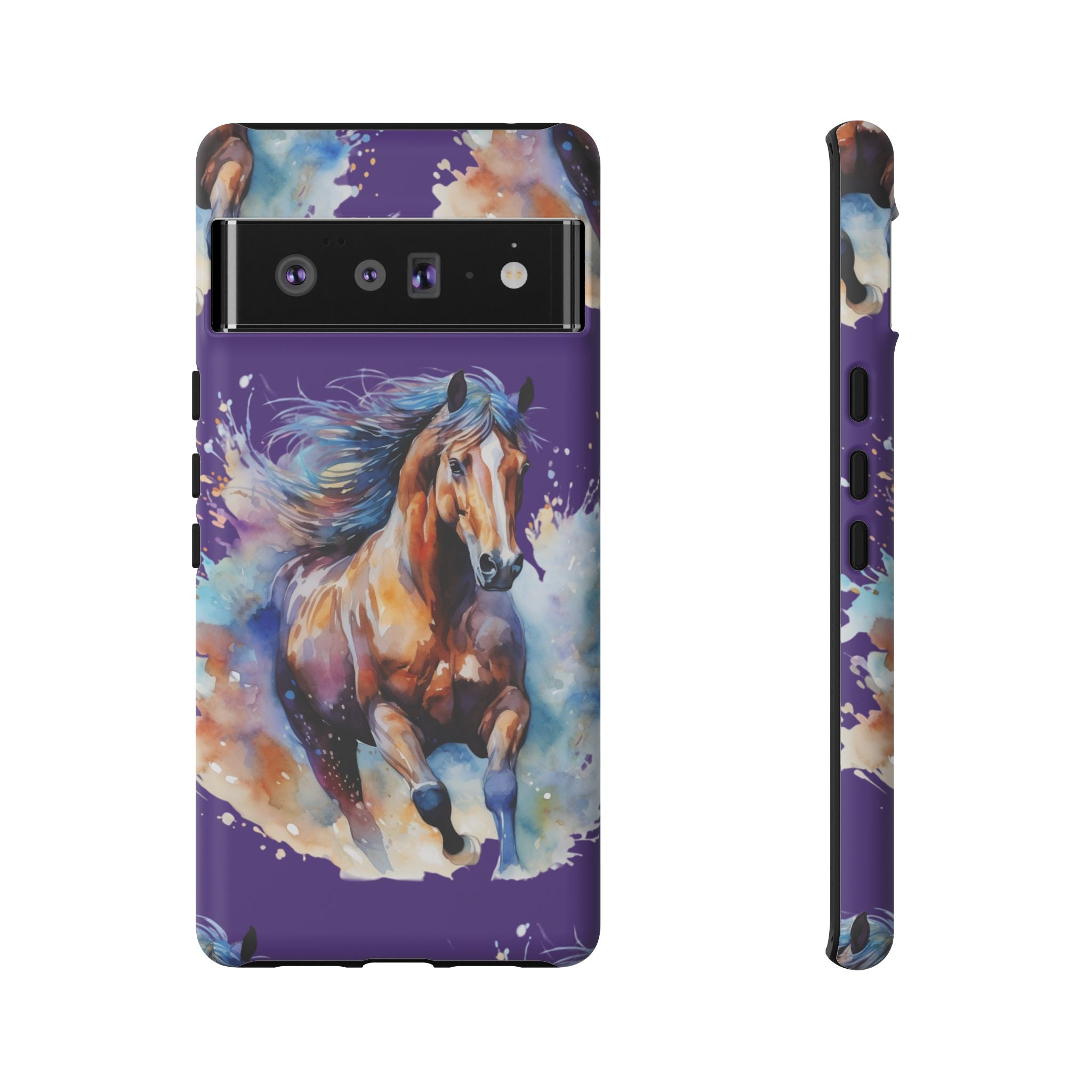 Colorful Horse Phone Case | Impact-Resistant, UV Protected, Horse Iphone Samsung Galaxy Case