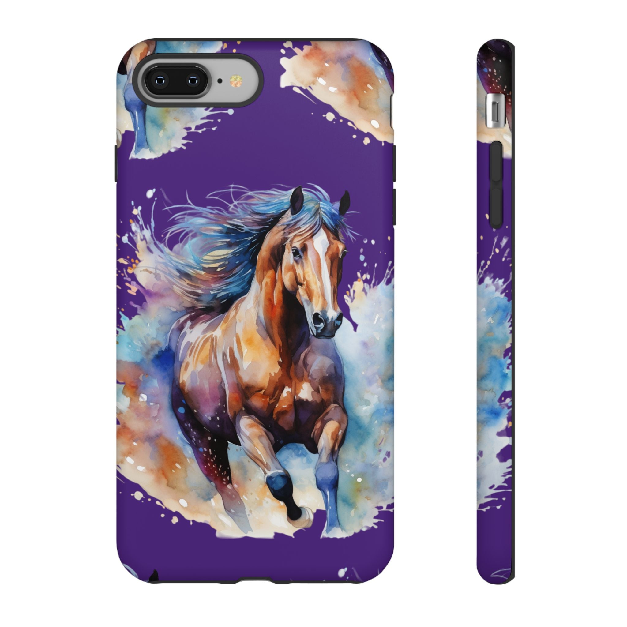 Colorful Horse Phone Case | Impact-Resistant, UV Protected, Horse Iphone Samsung Galaxy Case