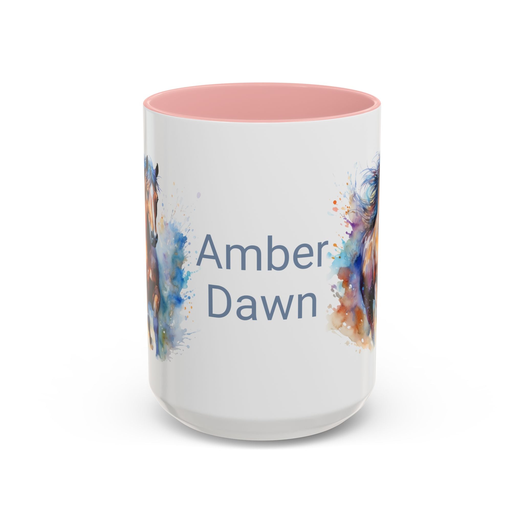 Personalized Horse Coffee Mug | Custom Name Mug for Horse Lovers & Cowgirls, Birthday Horse gift