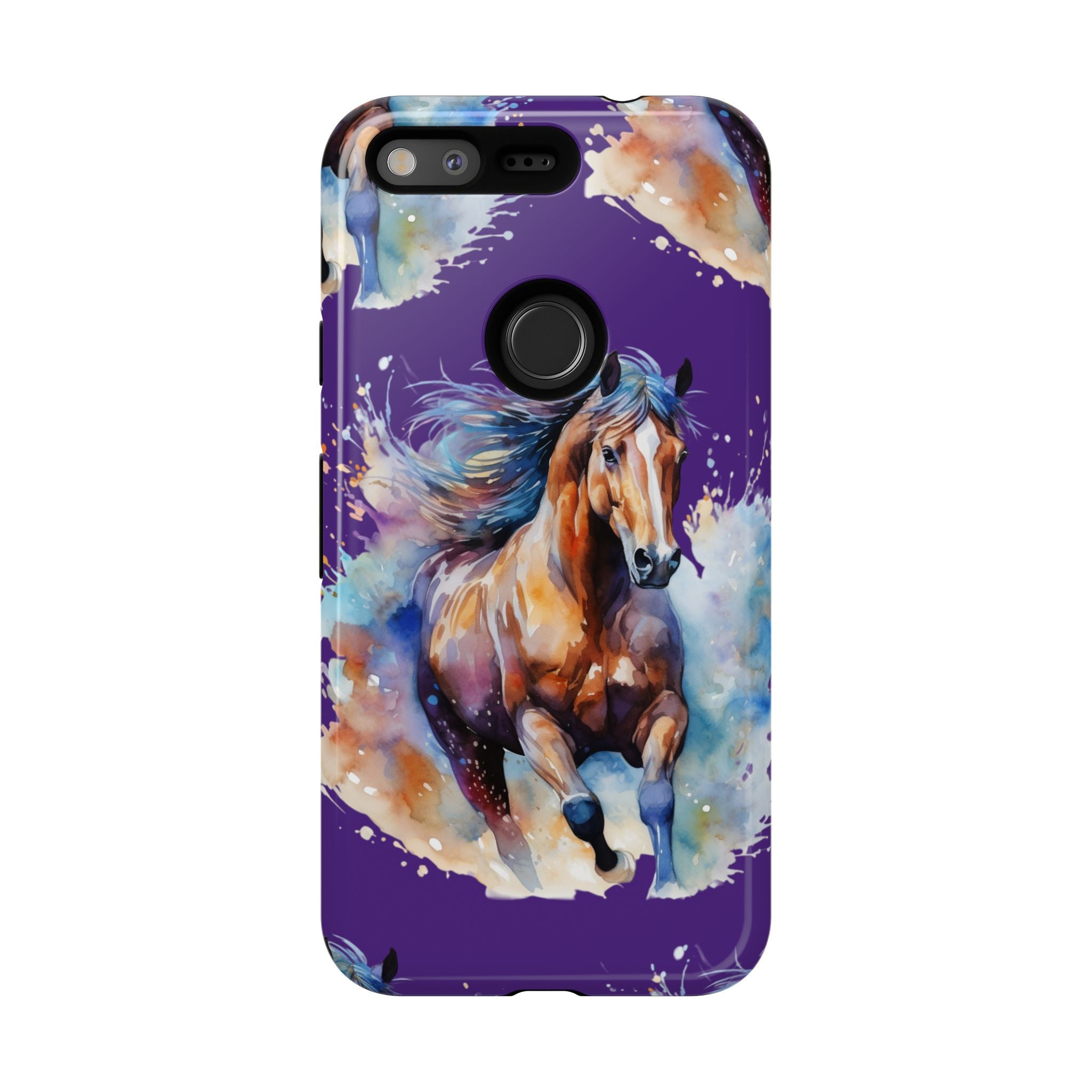 Colorful Horse Phone Case | Impact-Resistant, UV Protected, Horse Iphone Samsung Galaxy Case