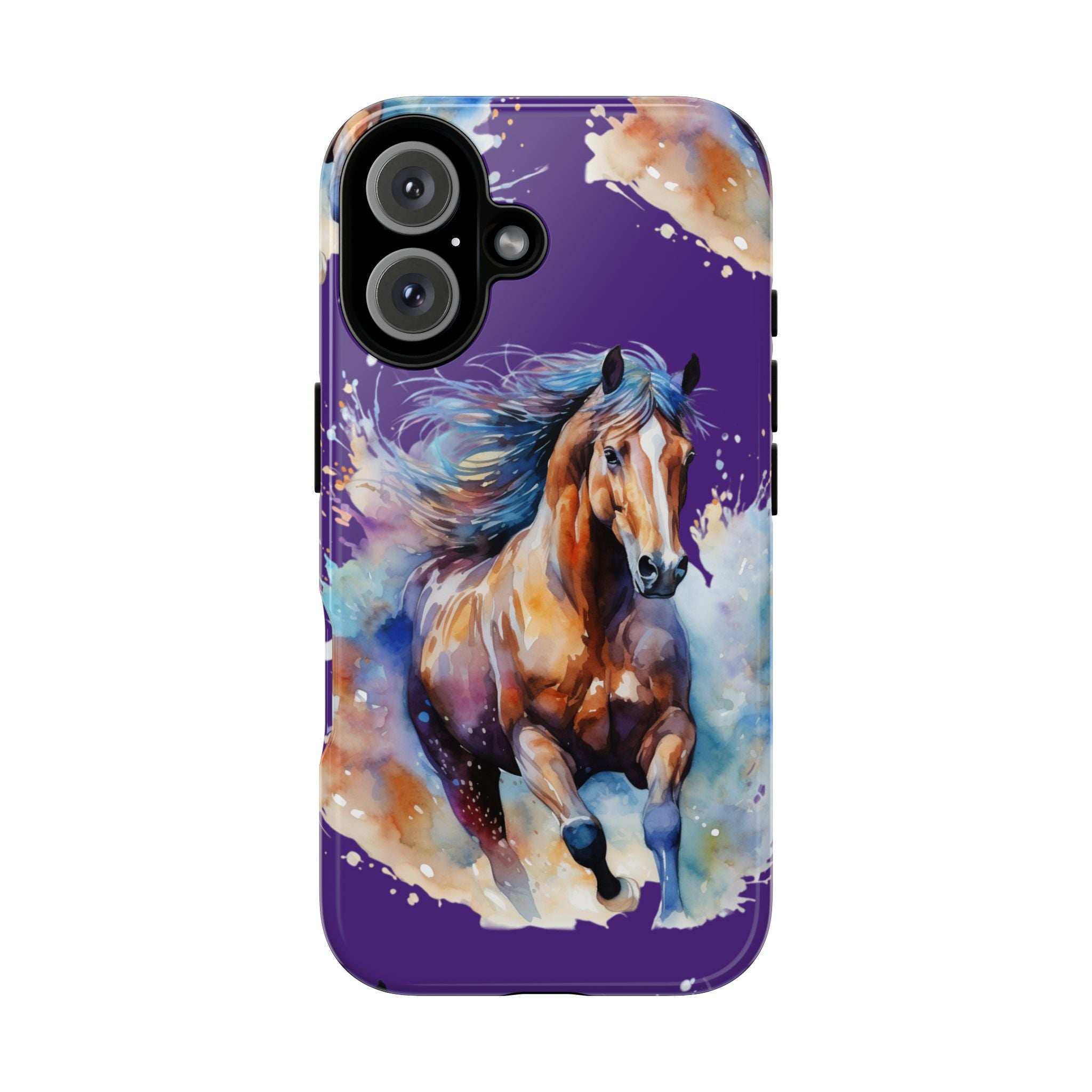 Colorful Horse Phone Case | Impact-Resistant, UV Protected, Horse Iphone Samsung Galaxy Case