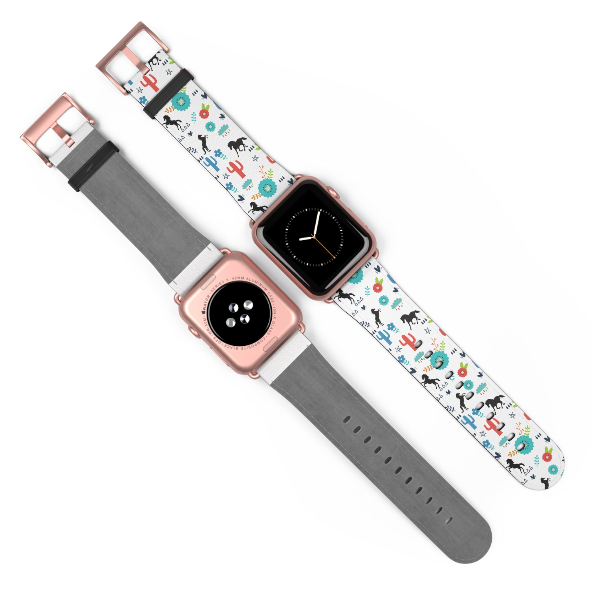 Horse Watch Band, Colorful Boho Western Apple Watch Strap for Cowgirls & Horse Lovers,
