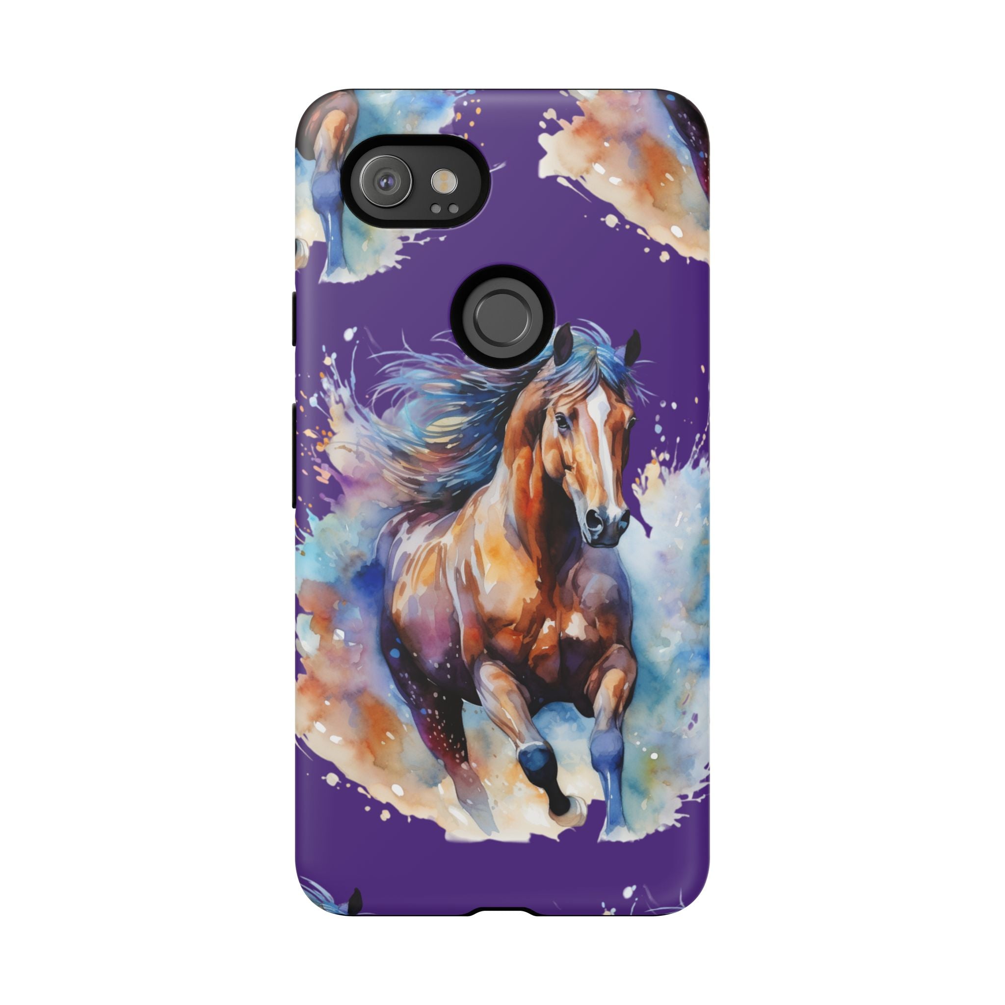 Colorful Horse Phone Case | Impact-Resistant, UV Protected, Horse Iphone Samsung Galaxy Case