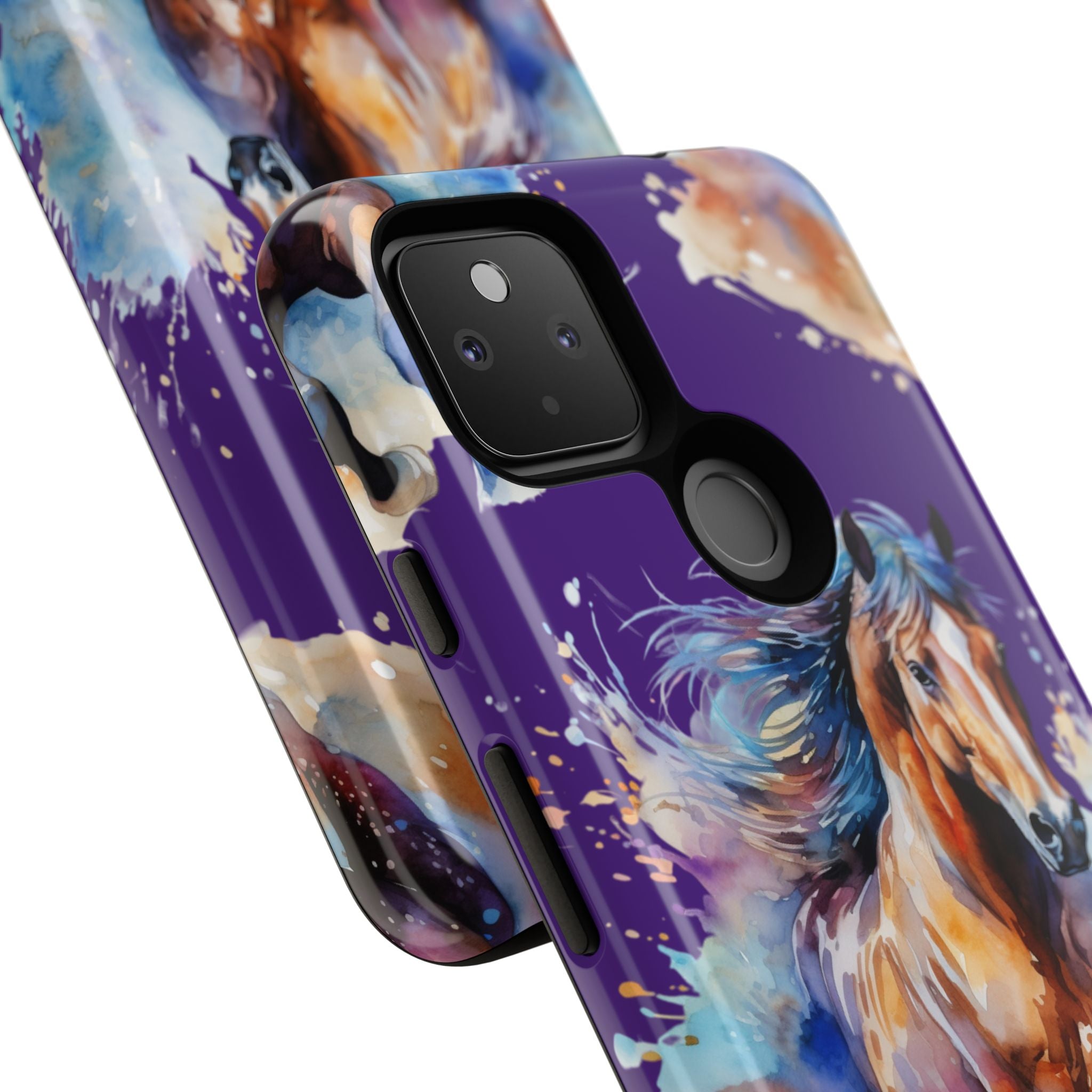 Colorful Horse Phone Case | Impact-Resistant, UV Protected, Horse Iphone Samsung Galaxy Case