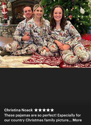 Cowboy Santa Family Christmas Pajamas: Western Holiday PJs, Matching Family