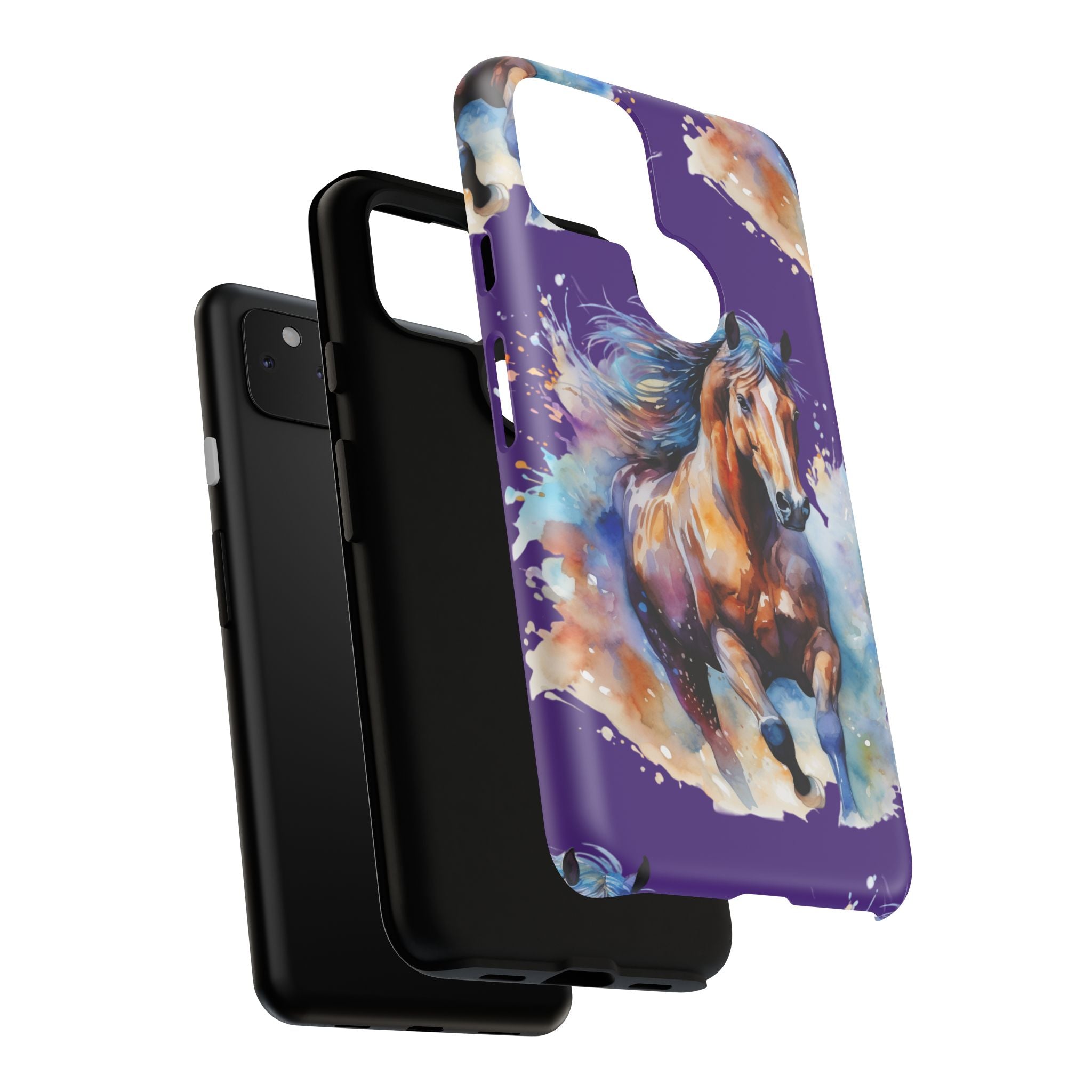 Colorful Horse Phone Case | Impact-Resistant, UV Protected, Horse Iphone Samsung Galaxy Case