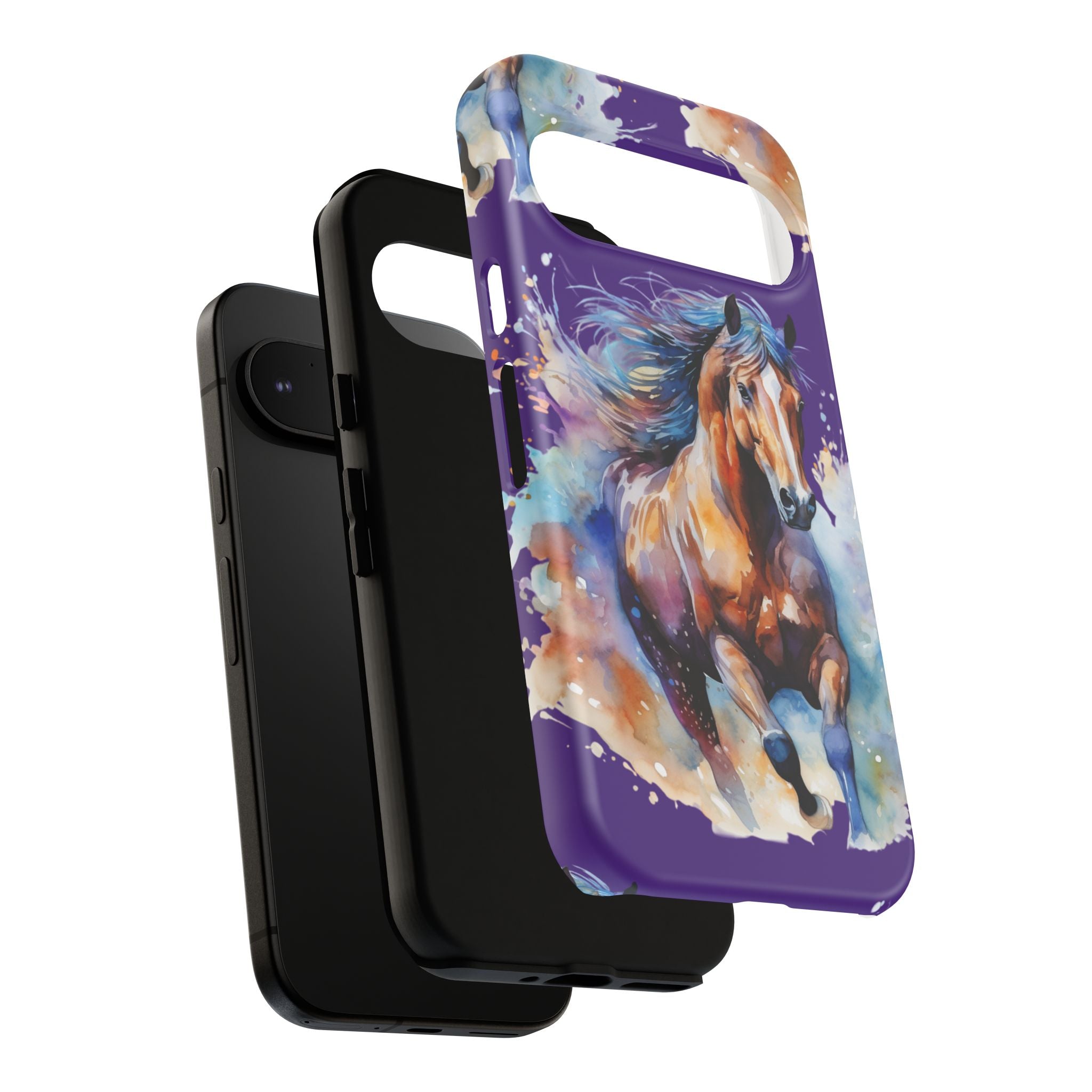 Colorful Horse Phone Case | Impact-Resistant, UV Protected, Horse Iphone Samsung Galaxy Case