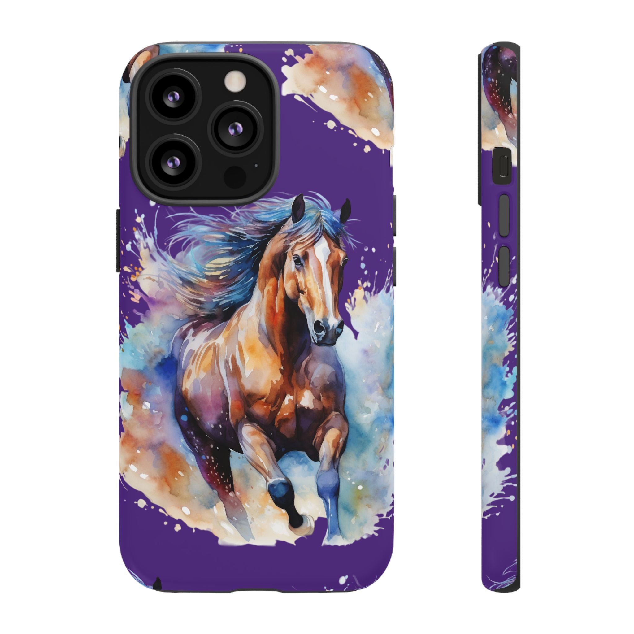 Colorful Horse Phone Case | Impact-Resistant, UV Protected, Horse Iphone Samsung Galaxy Case