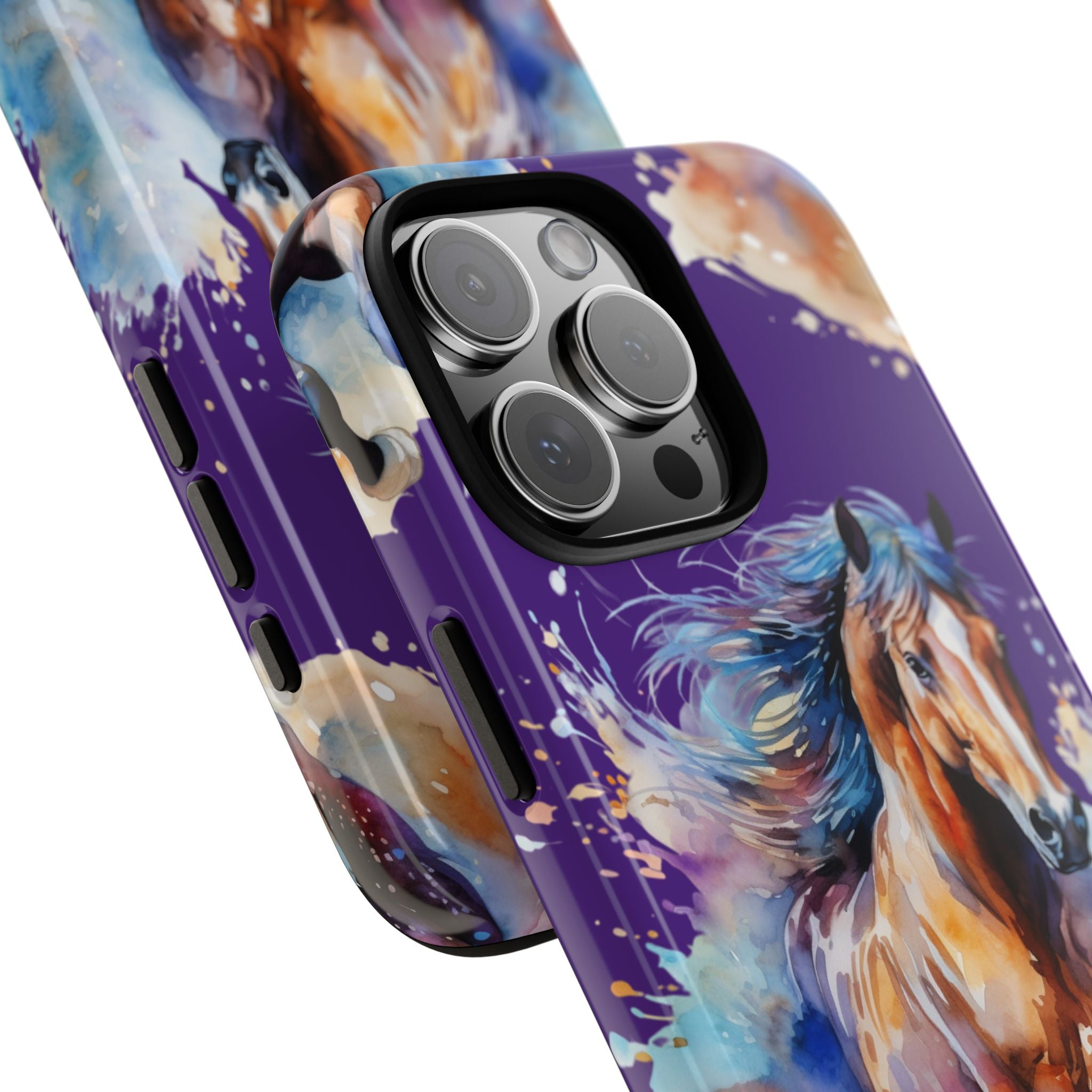 Colorful Horse Phone Case | Impact-Resistant, UV Protected, Horse Iphone Samsung Galaxy Case