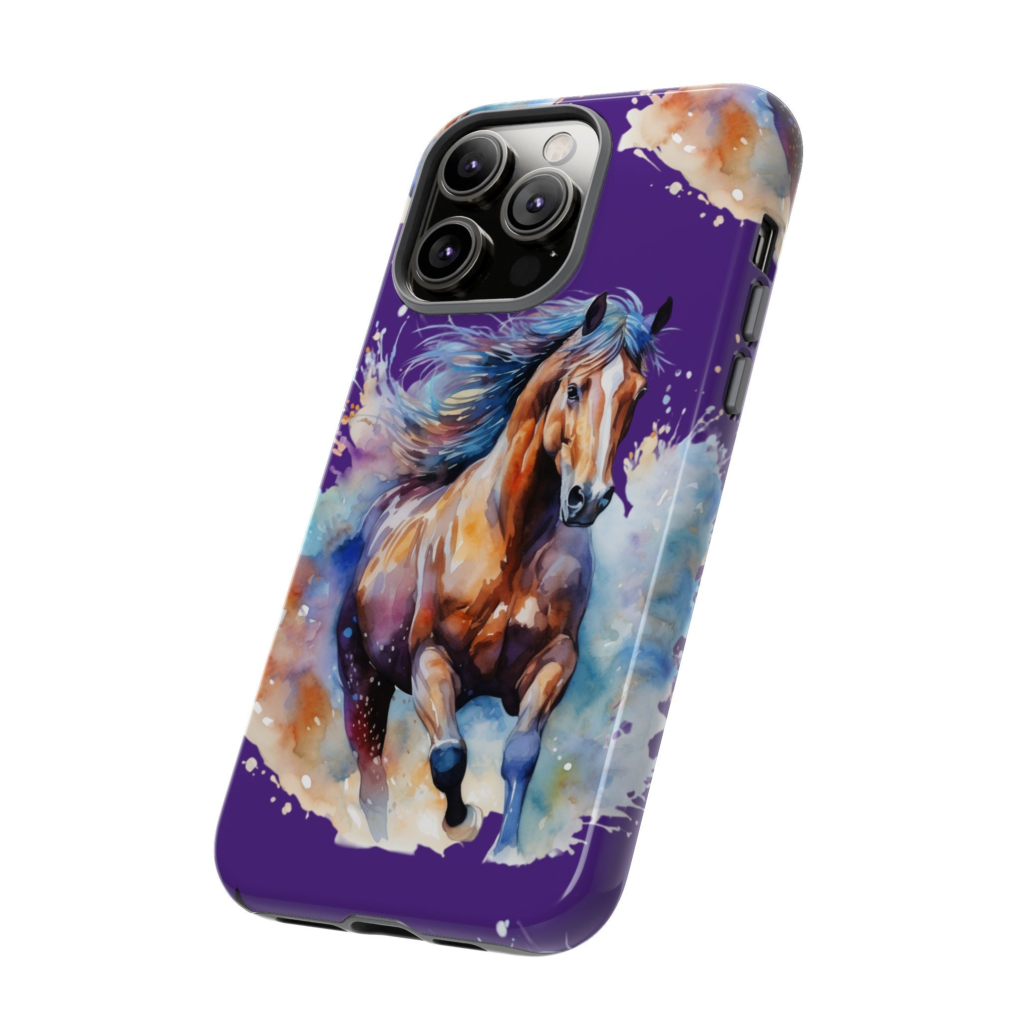 Colorful Horse Phone Case | Impact-Resistant, UV Protected, Horse Iphone Samsung Galaxy Case