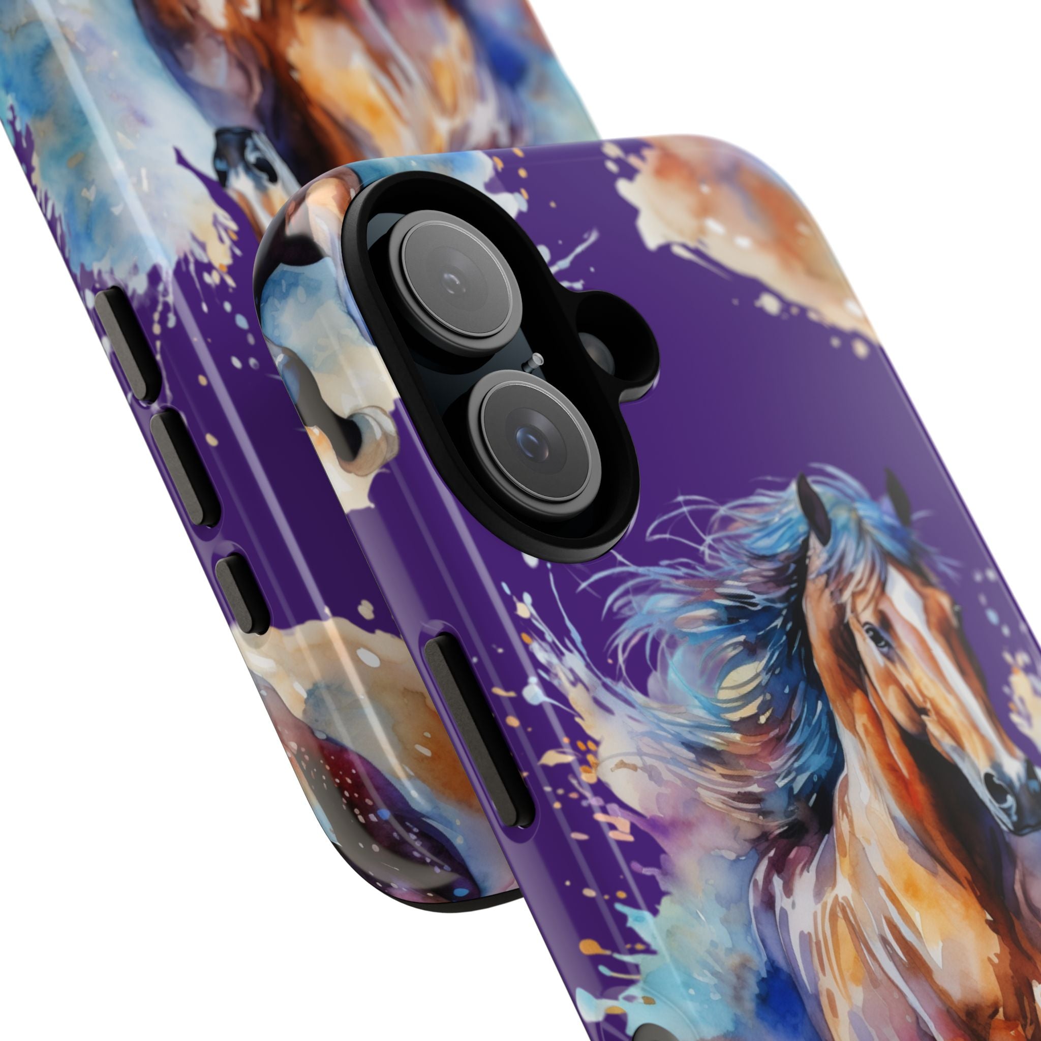 Colorful Horse Phone Case | Impact-Resistant, UV Protected, Horse Iphone Samsung Galaxy Case