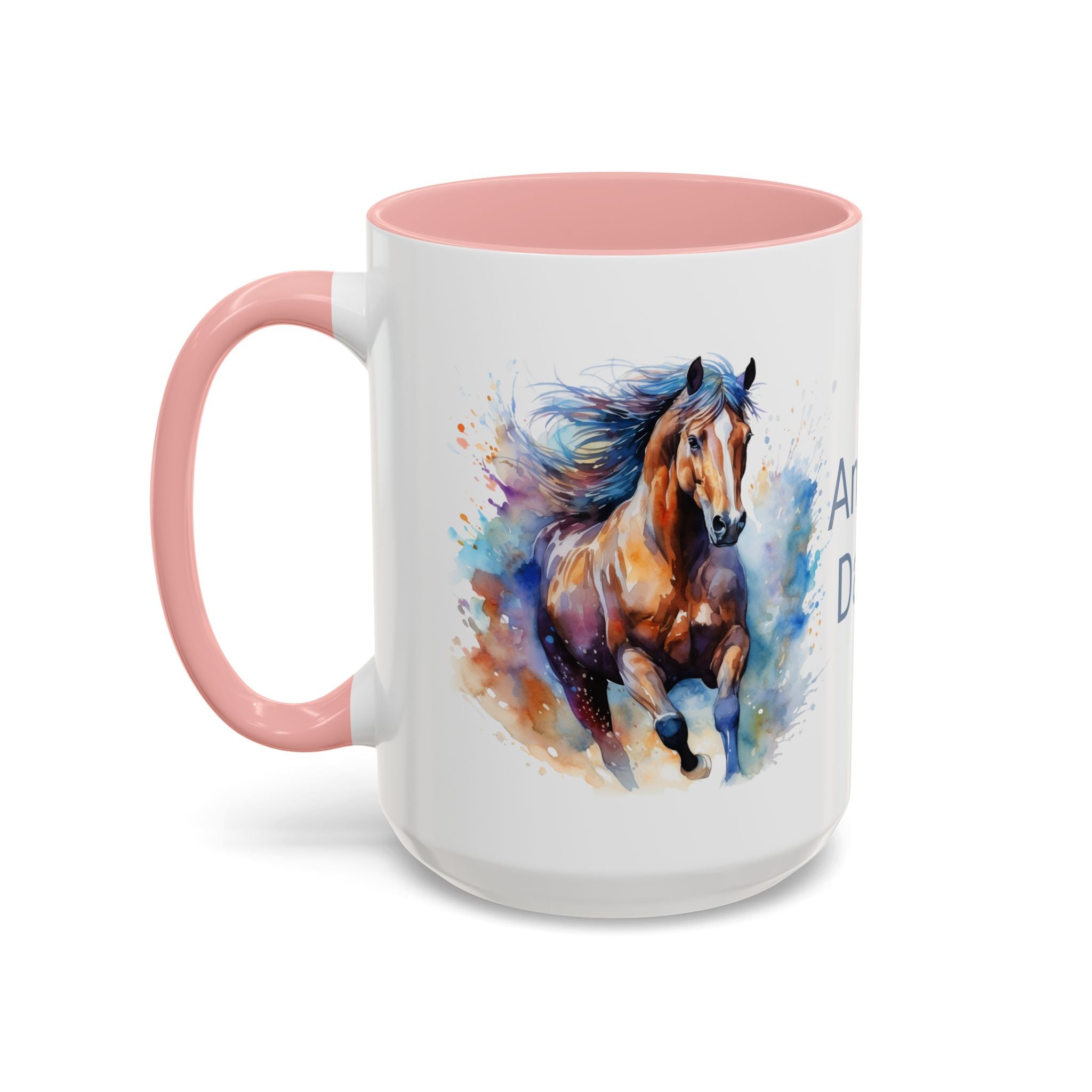 Personalized Horse Coffee Mug | Custom Name Mug for Horse Lovers & Cowgirls, Birthday Horse gift
