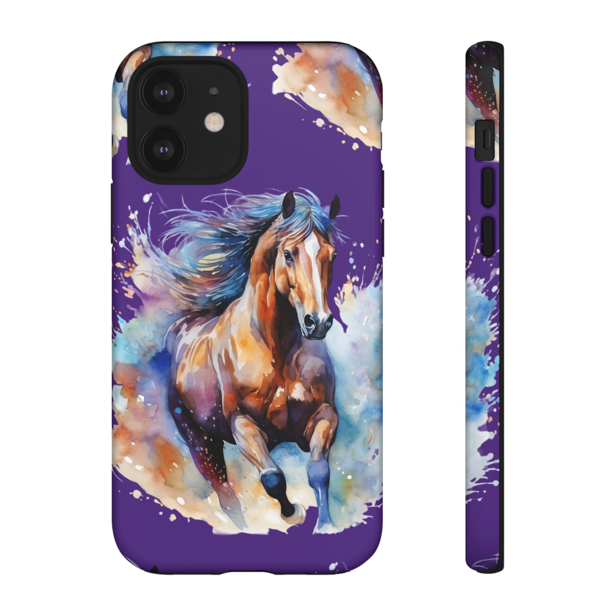 Colorful Horse Phone Case | Impact-Resistant, UV Protected, Horse Iphone Samsung Galaxy Case