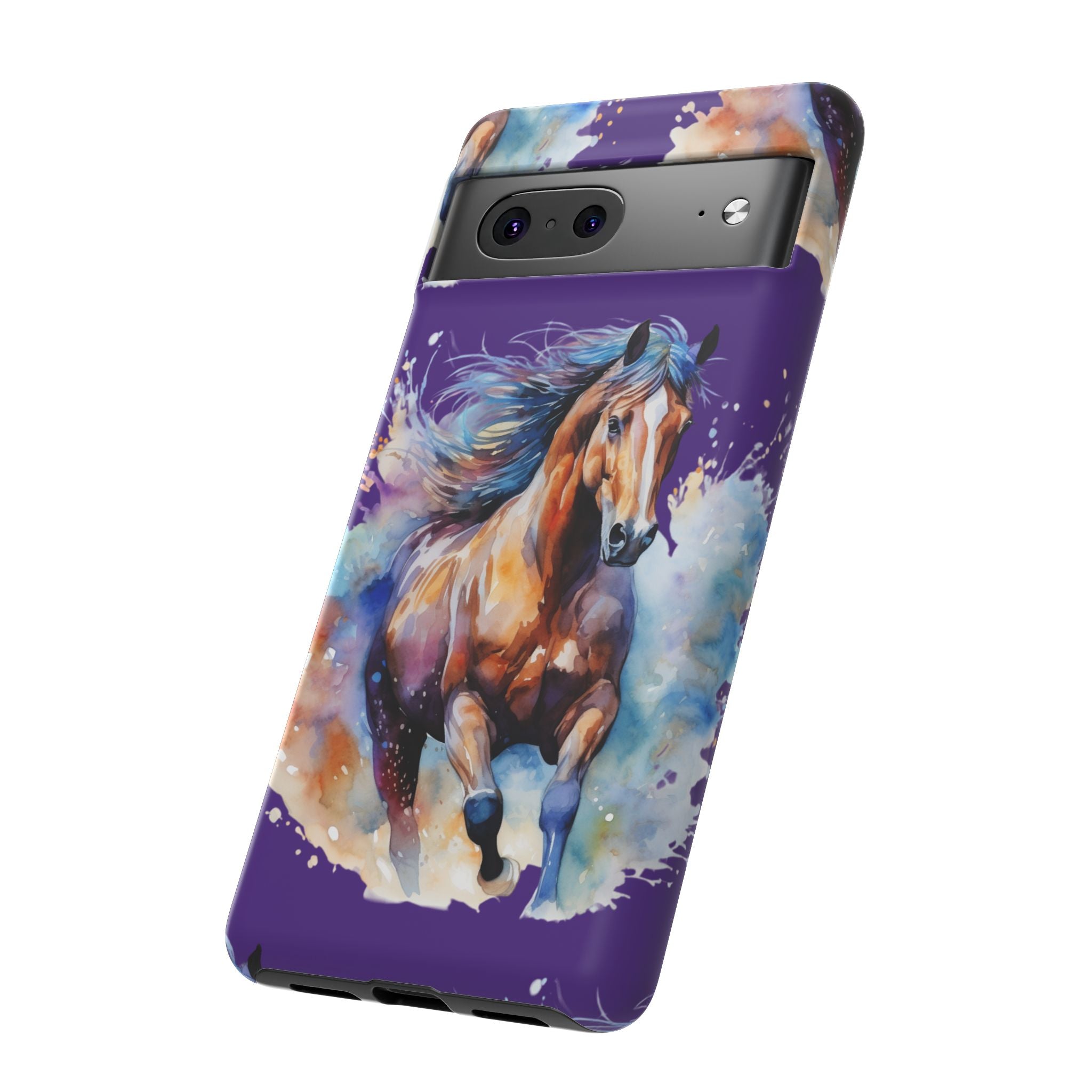 Colorful Horse Phone Case | Impact-Resistant, UV Protected, Horse Iphone Samsung Galaxy Case