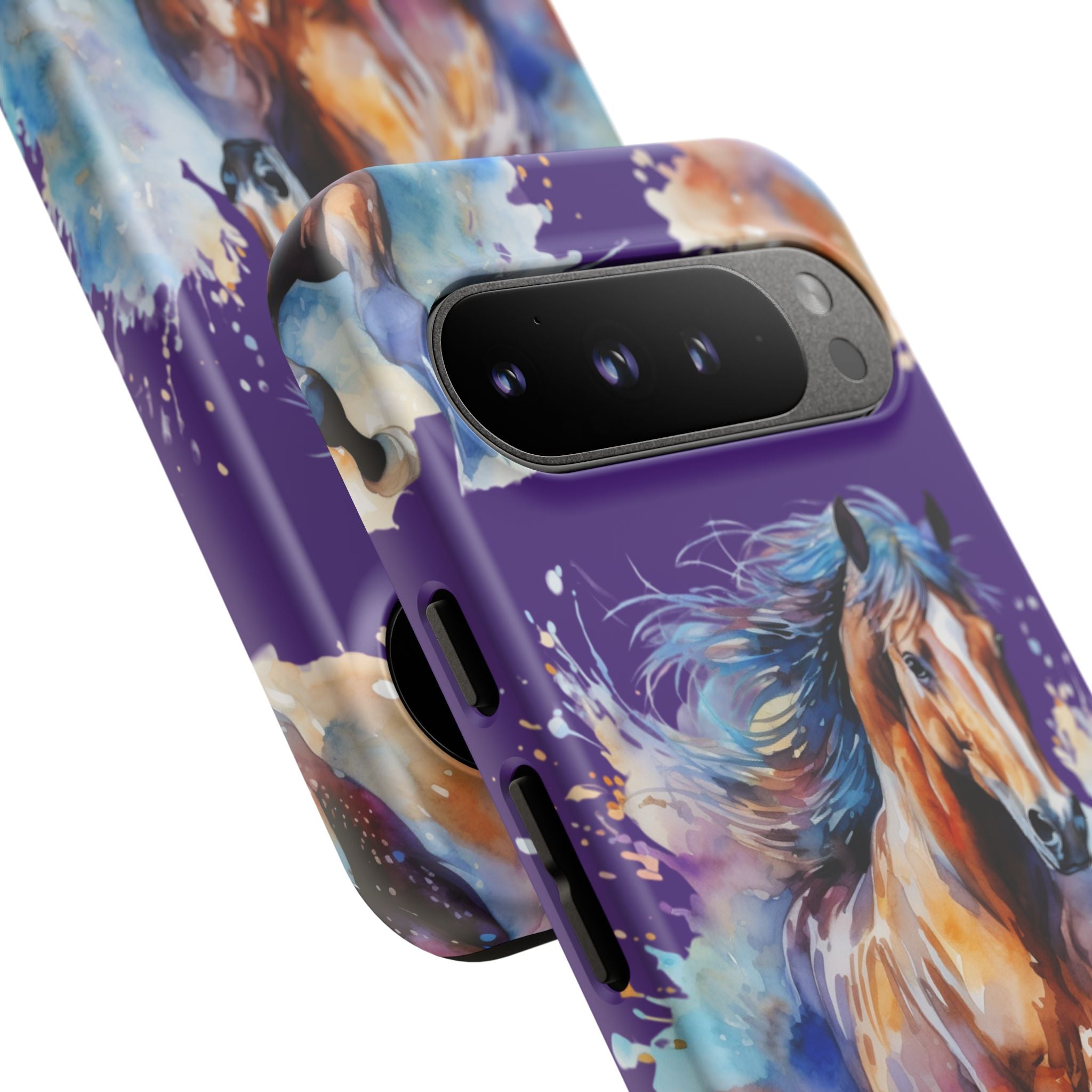Colorful Horse Phone Case | Impact-Resistant, UV Protected, Horse Iphone Samsung Galaxy Case