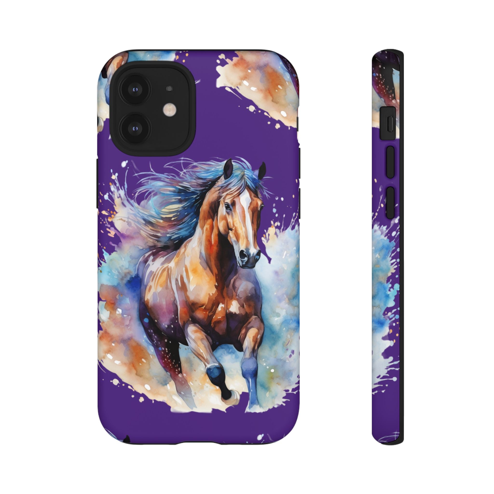 Colorful Horse Phone Case | Impact-Resistant, UV Protected, Horse Iphone Samsung Galaxy Case