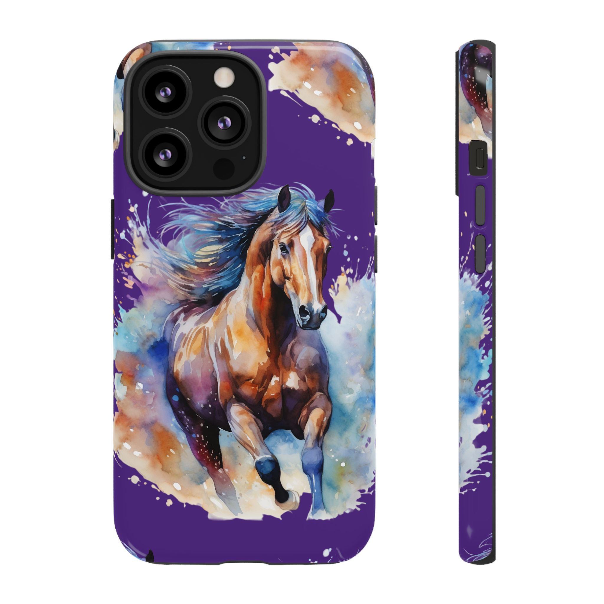 Colorful Horse Phone Case | Impact-Resistant, UV Protected, Horse Iphone Samsung Galaxy Case