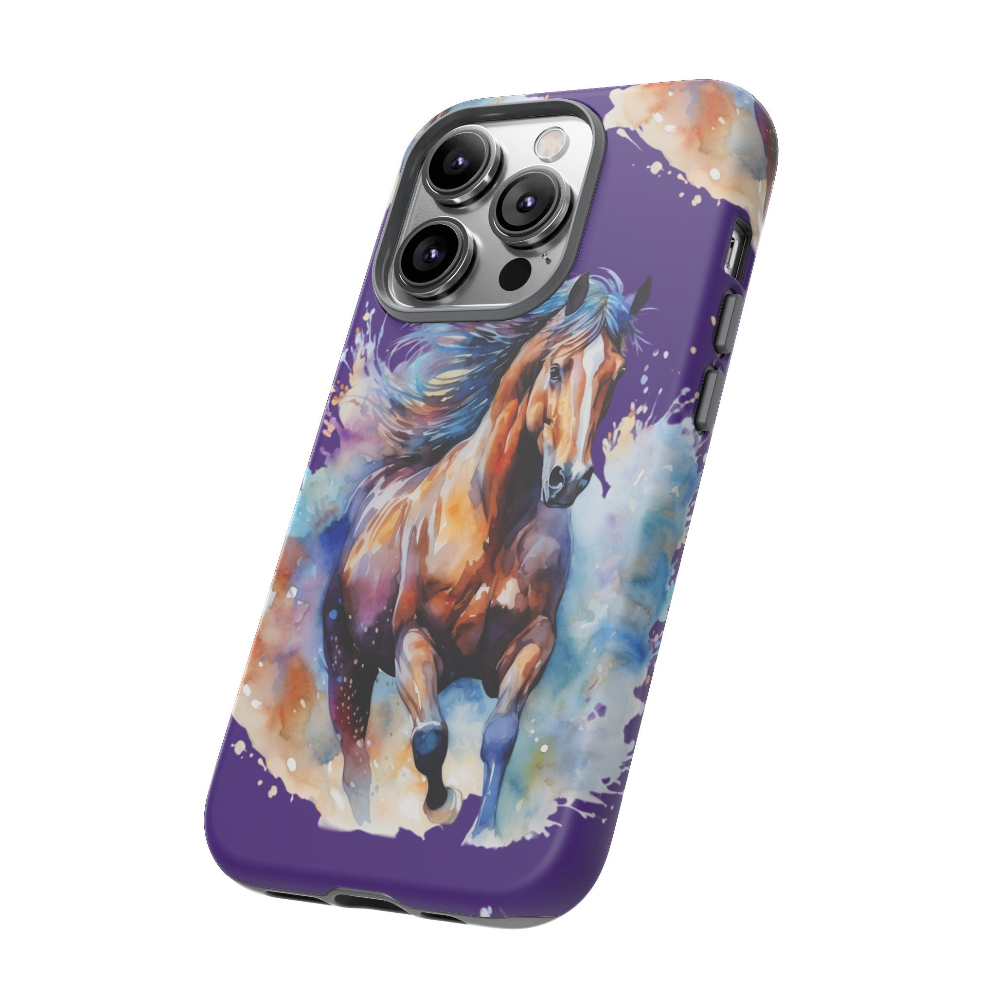 Colorful Horse Phone Case | Impact-Resistant, UV Protected, Horse Iphone Samsung Galaxy Case