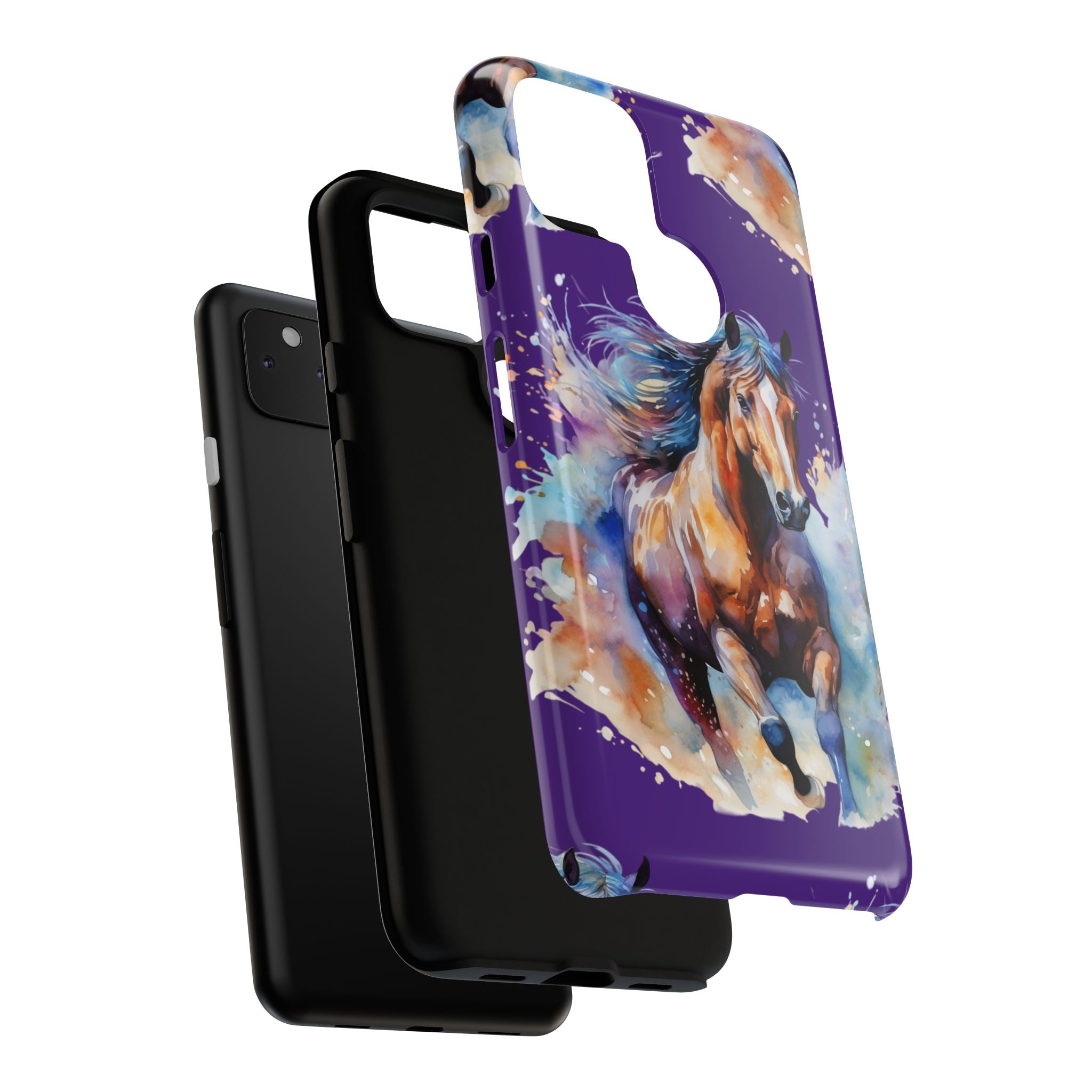 Colorful Horse Phone Case | Impact-Resistant, UV Protected, Horse Iphone Samsung Galaxy Case