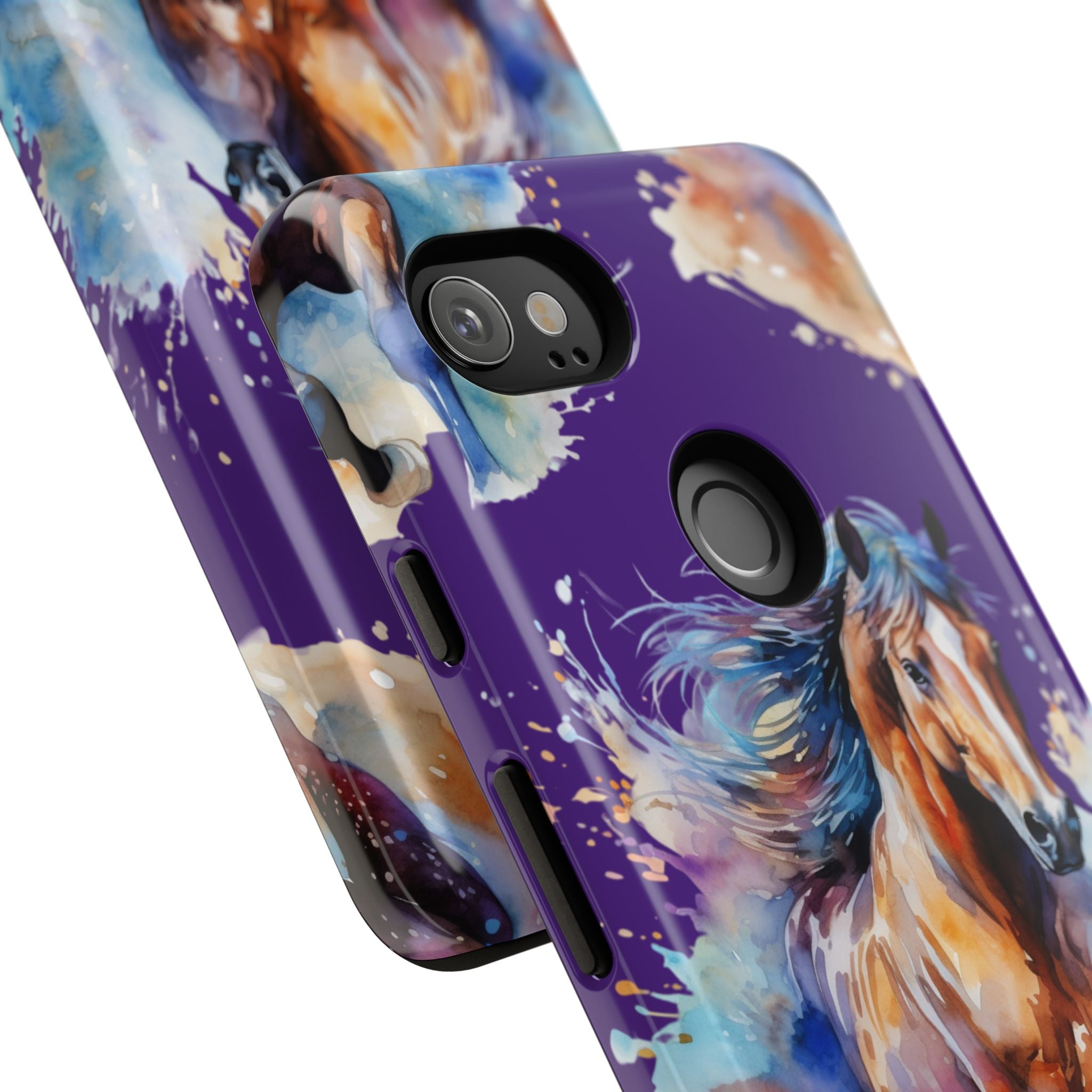 Colorful Horse Phone Case | Impact-Resistant, UV Protected, Horse Iphone Samsung Galaxy Case