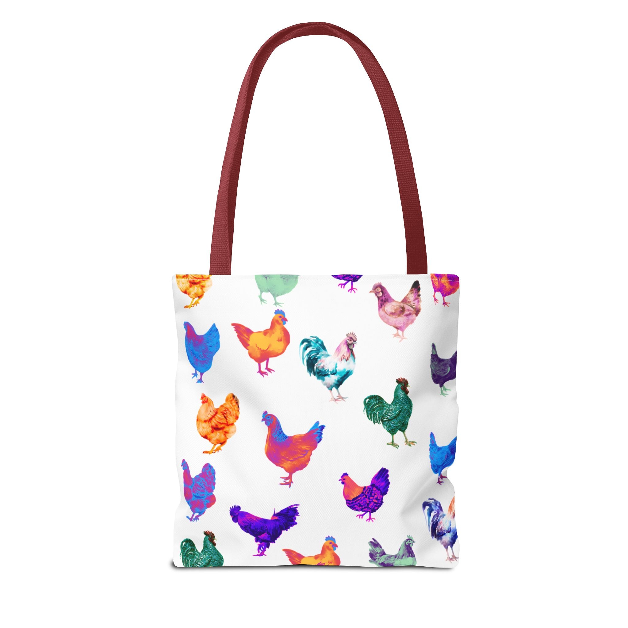 Personalized CRAZY CHICKEN LADY Tote Bag, ,  Custom Name Gift for Chicken Lovers,