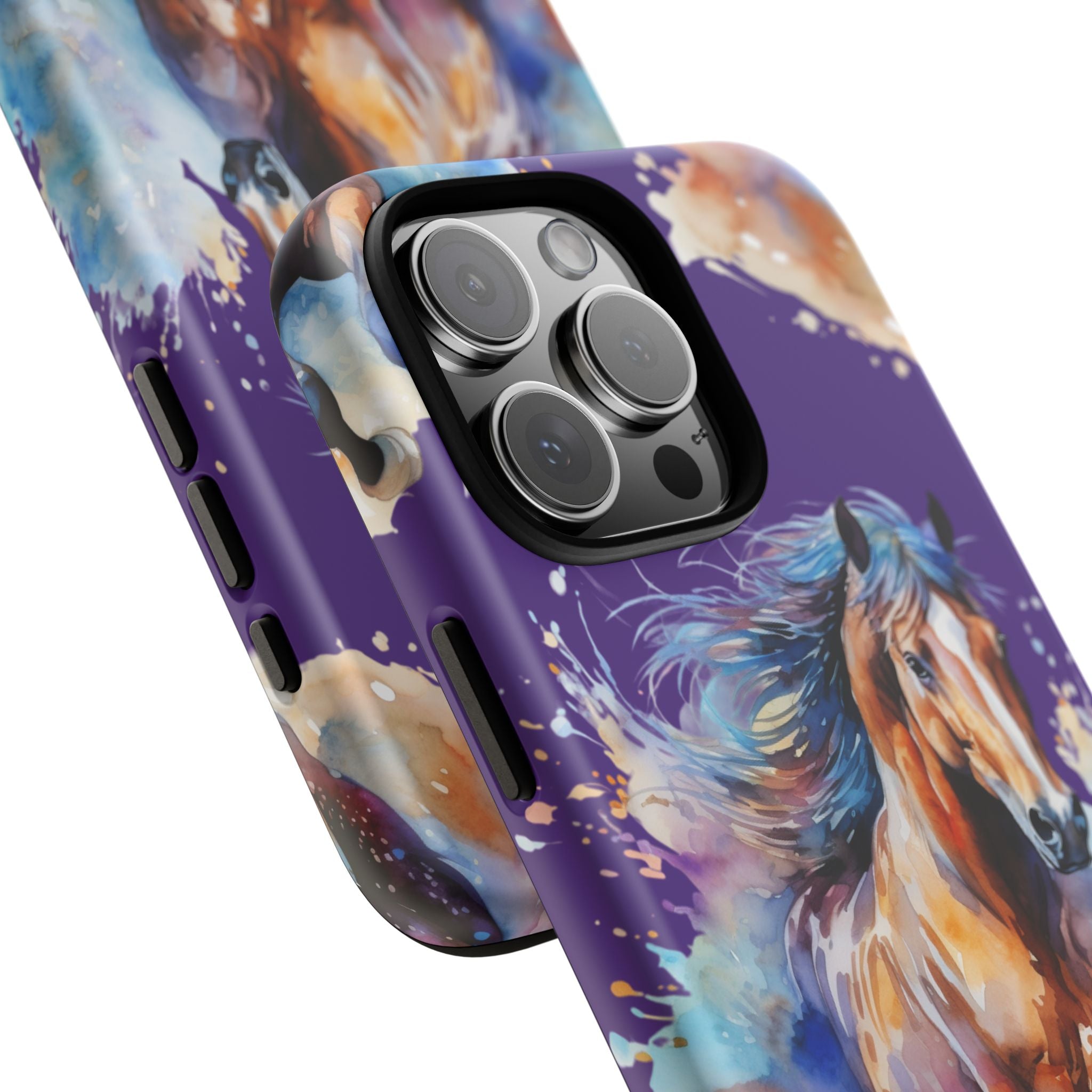 Colorful Horse Phone Case | Impact-Resistant, UV Protected, Horse Iphone Samsung Galaxy Case