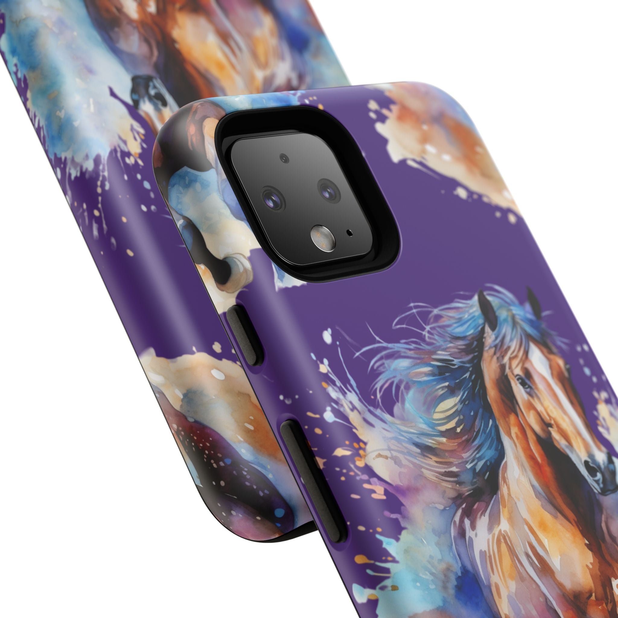 Colorful Horse Phone Case | Impact-Resistant, UV Protected, Horse Iphone Samsung Galaxy Case