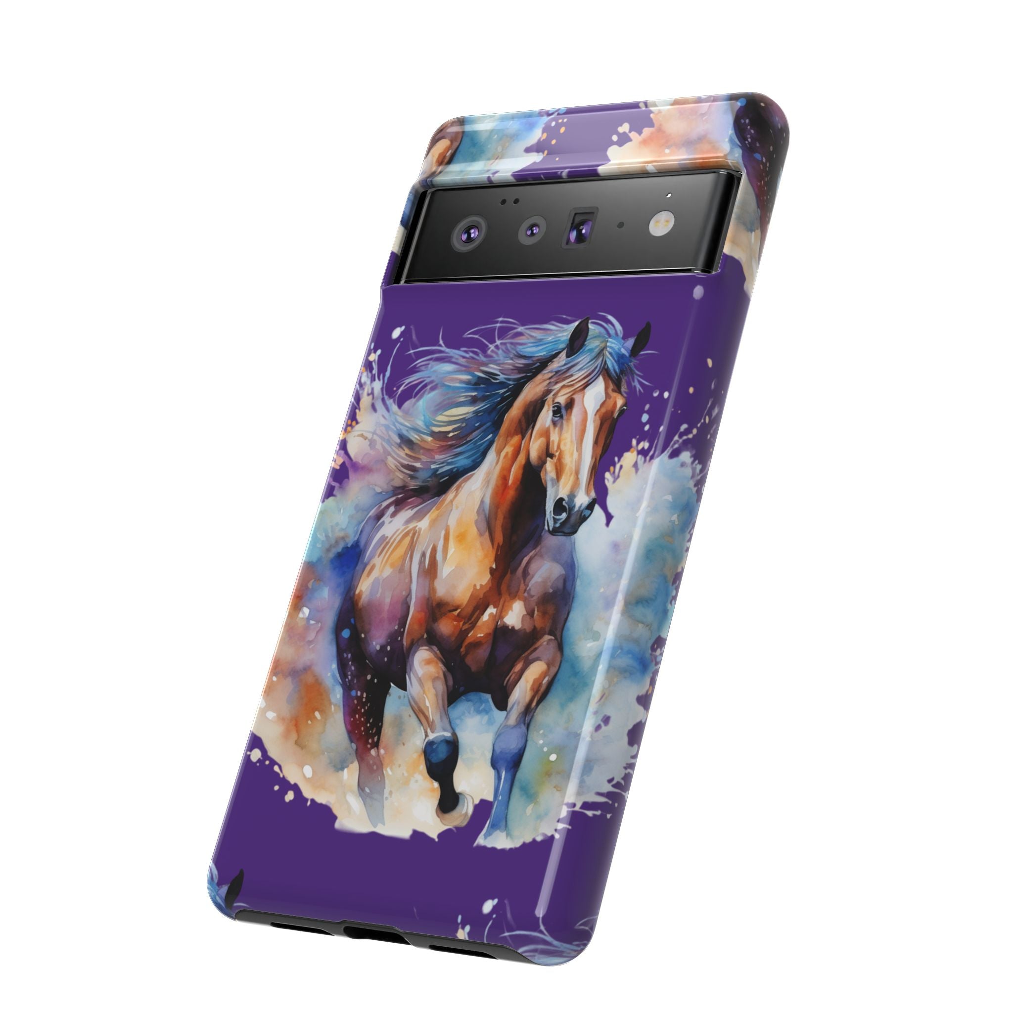 Colorful Horse Phone Case | Impact-Resistant, UV Protected, Horse Iphone Samsung Galaxy Case