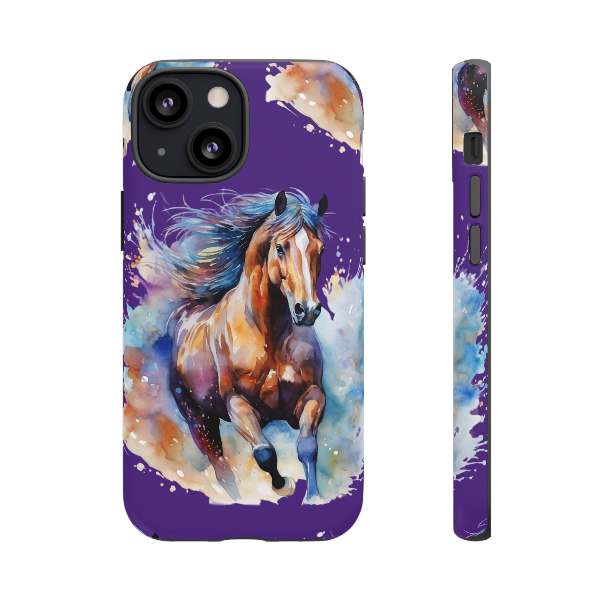 Colorful Horse Phone Case | Impact-Resistant, UV Protected, Horse Iphone Samsung Galaxy Case