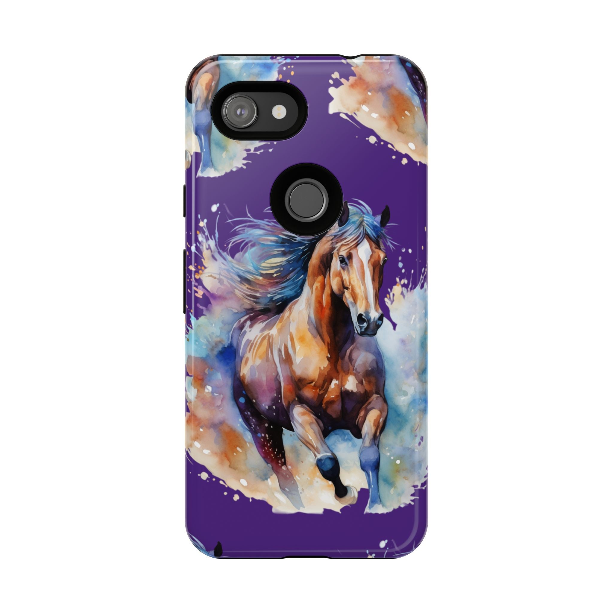 Colorful Horse Phone Case | Impact-Resistant, UV Protected, Horse Iphone Samsung Galaxy Case