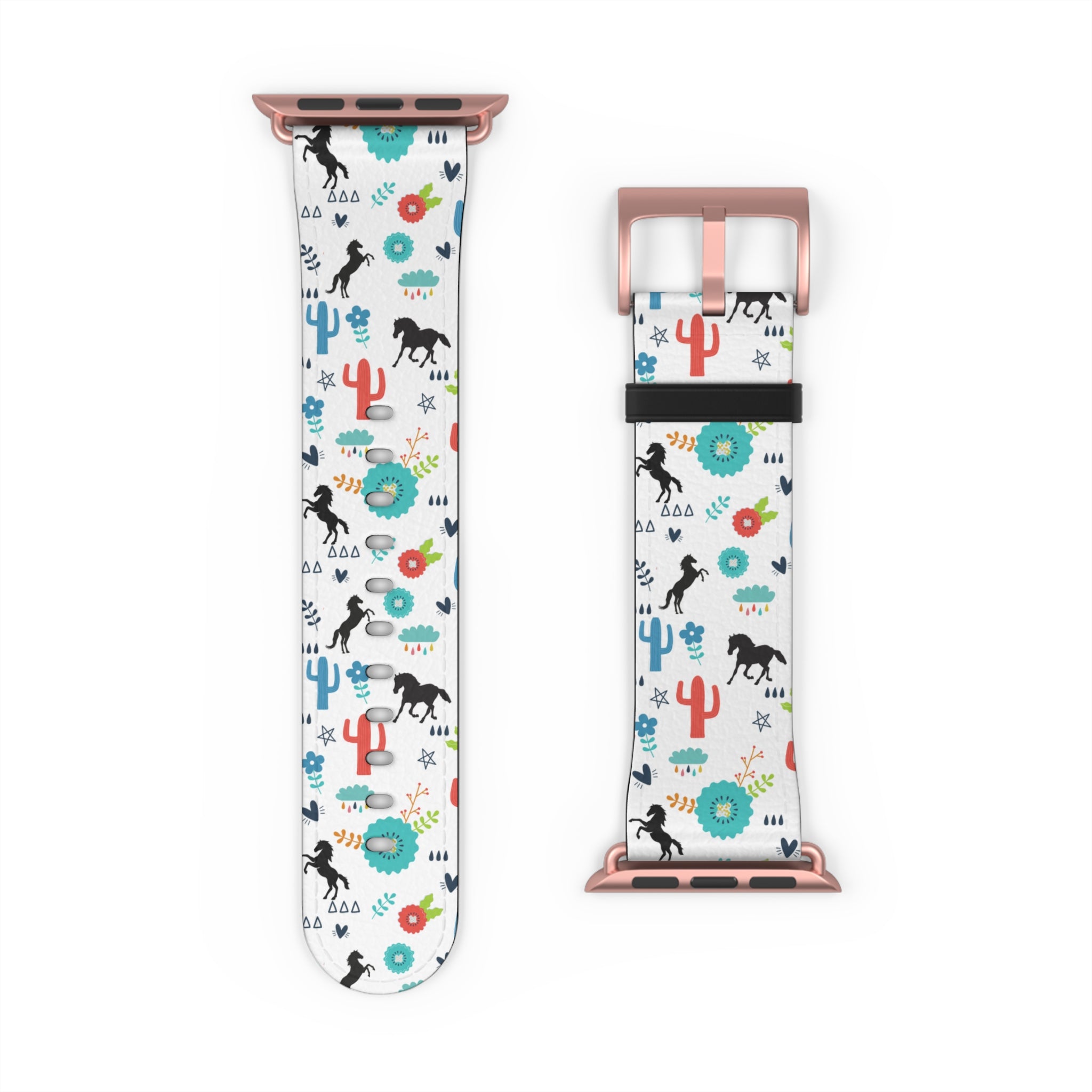 Horse Watch Band, Colorful Boho Western Apple Watch Strap for Cowgirls & Horse Lovers,