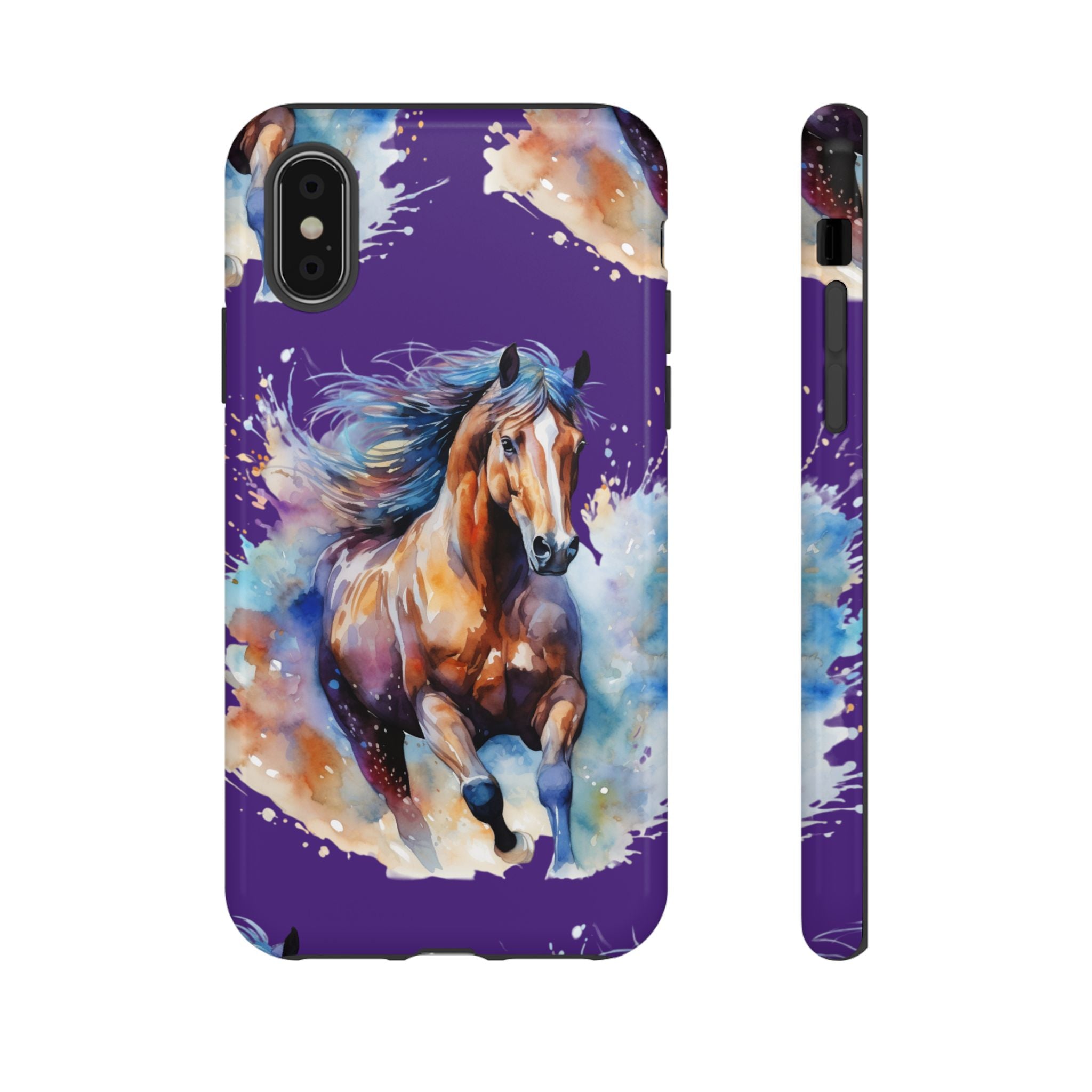 Colorful Horse Phone Case | Impact-Resistant, UV Protected, Horse Iphone Samsung Galaxy Case