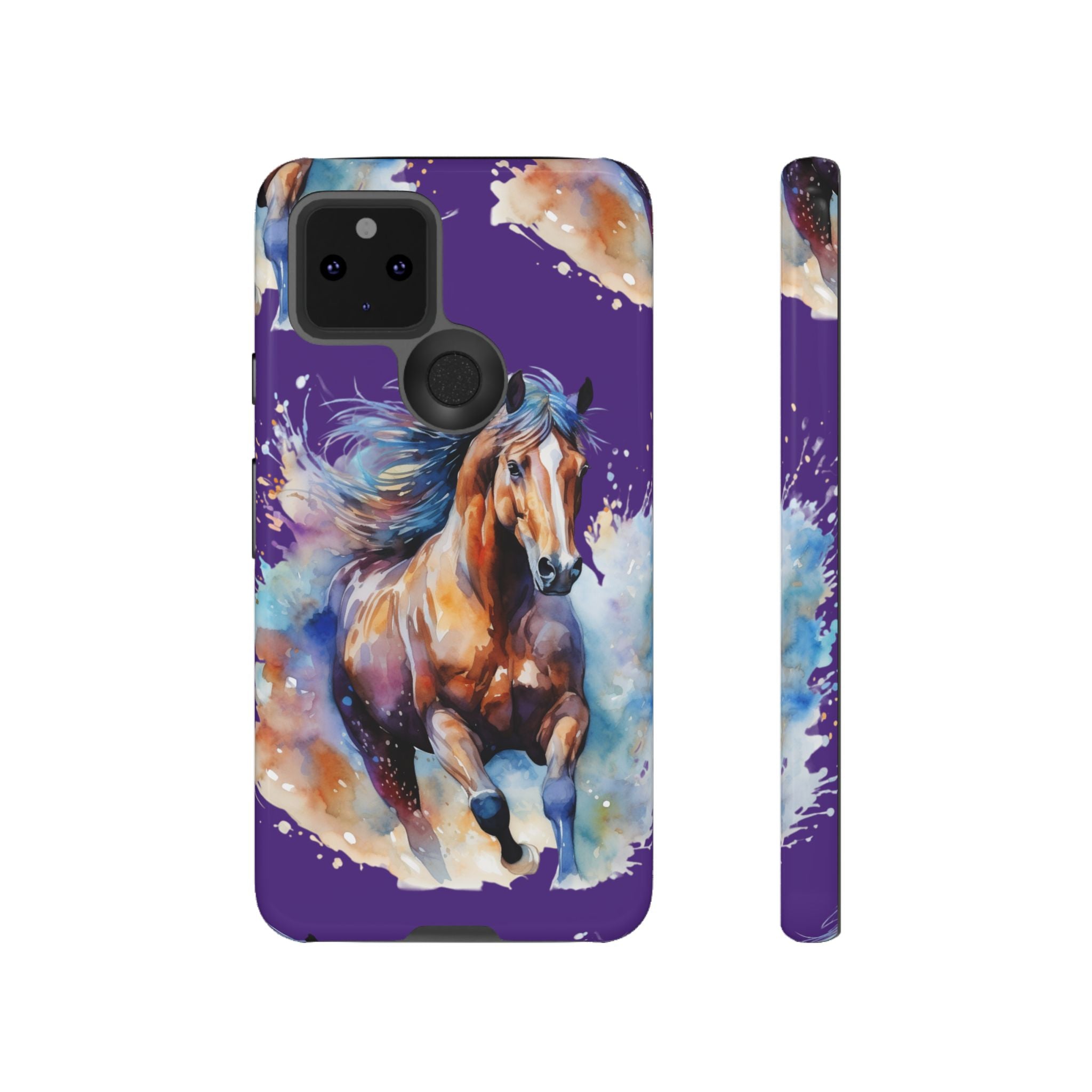 Colorful Horse Phone Case | Impact-Resistant, UV Protected, Horse Iphone Samsung Galaxy Case