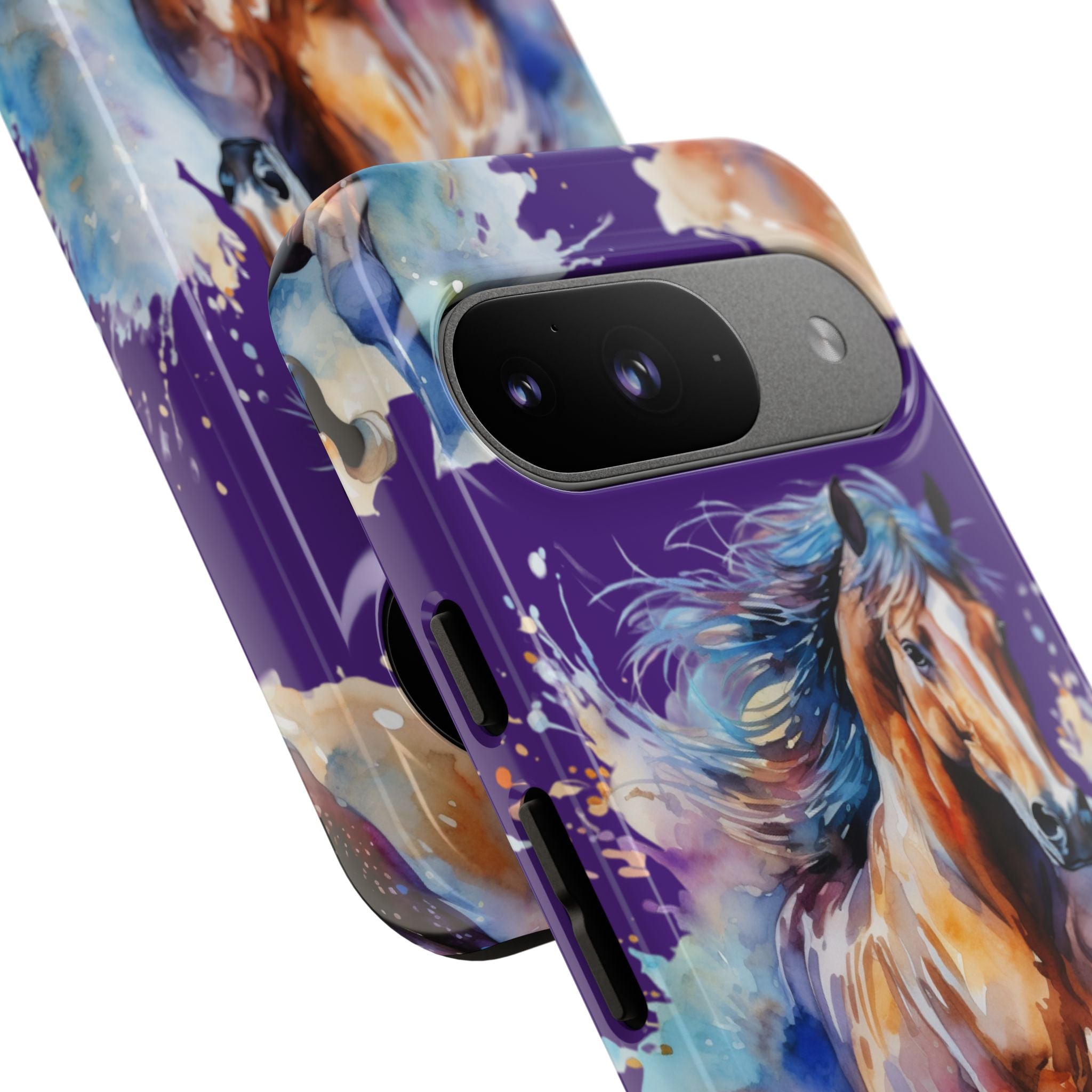 Colorful Horse Phone Case | Impact-Resistant, UV Protected, Horse Iphone Samsung Galaxy Case