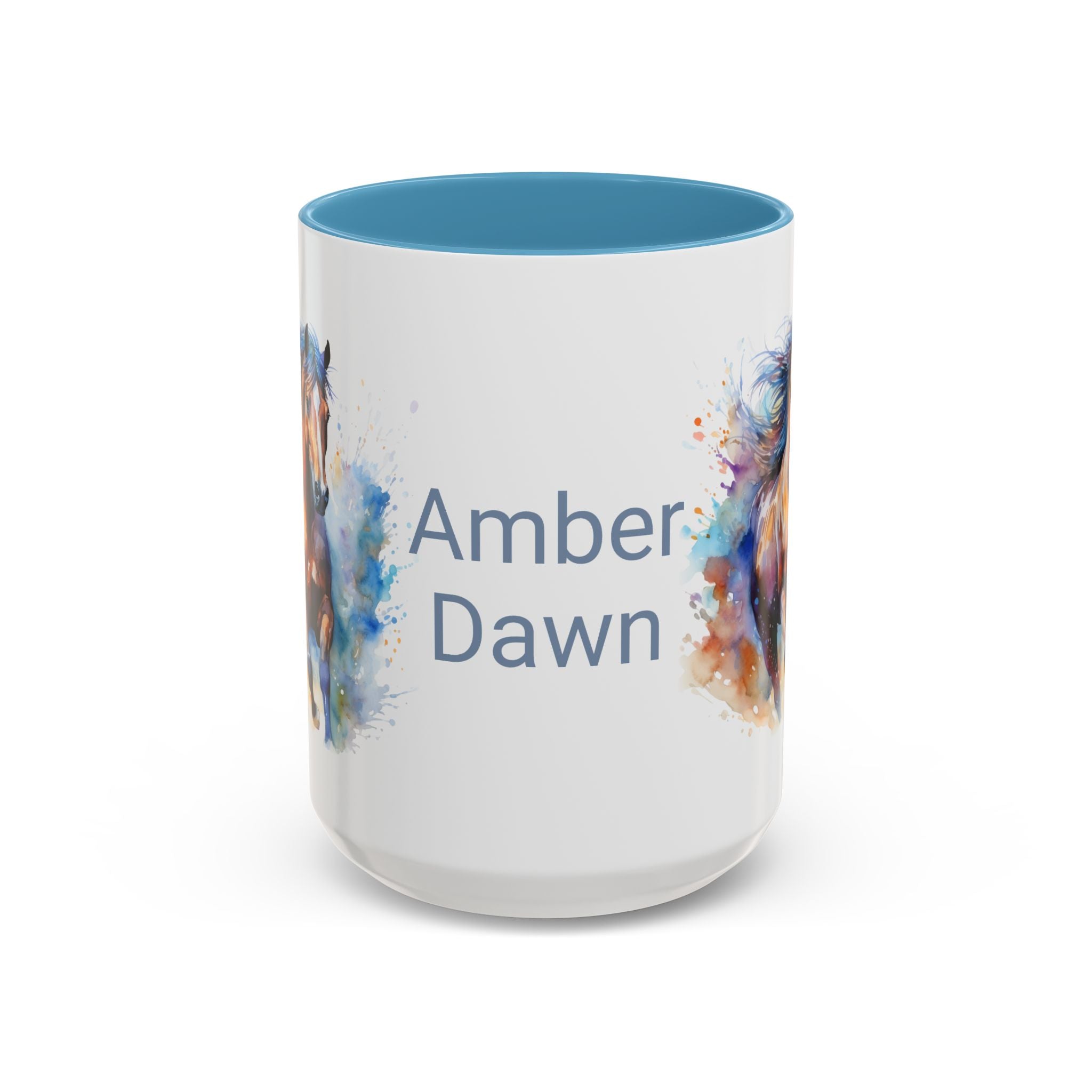 Personalized Horse Coffee Mug | Custom Name Mug for Horse Lovers & Cowgirls, Birthday Horse gift