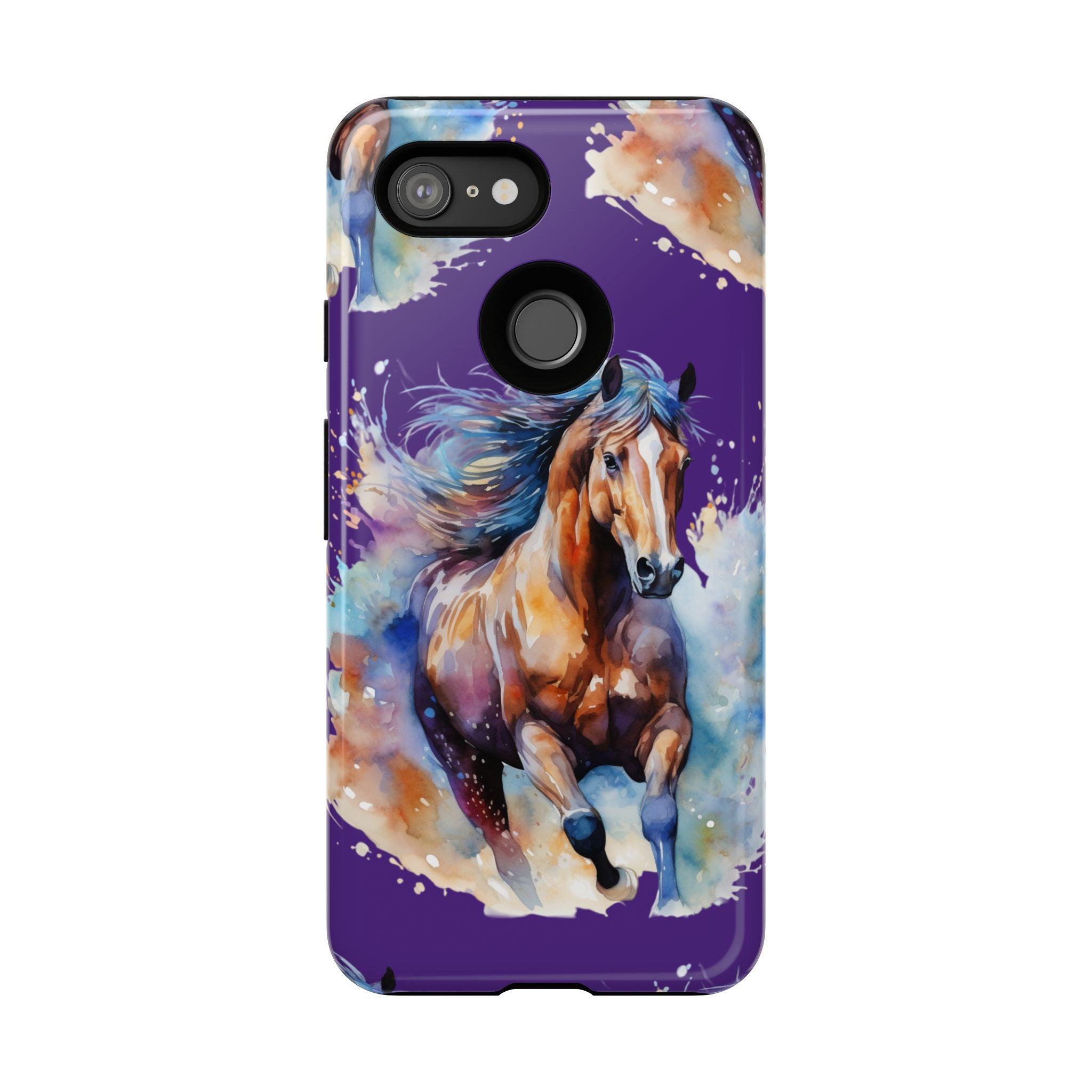 Colorful Horse Phone Case | Impact-Resistant, UV Protected, Horse Iphone Samsung Galaxy Case