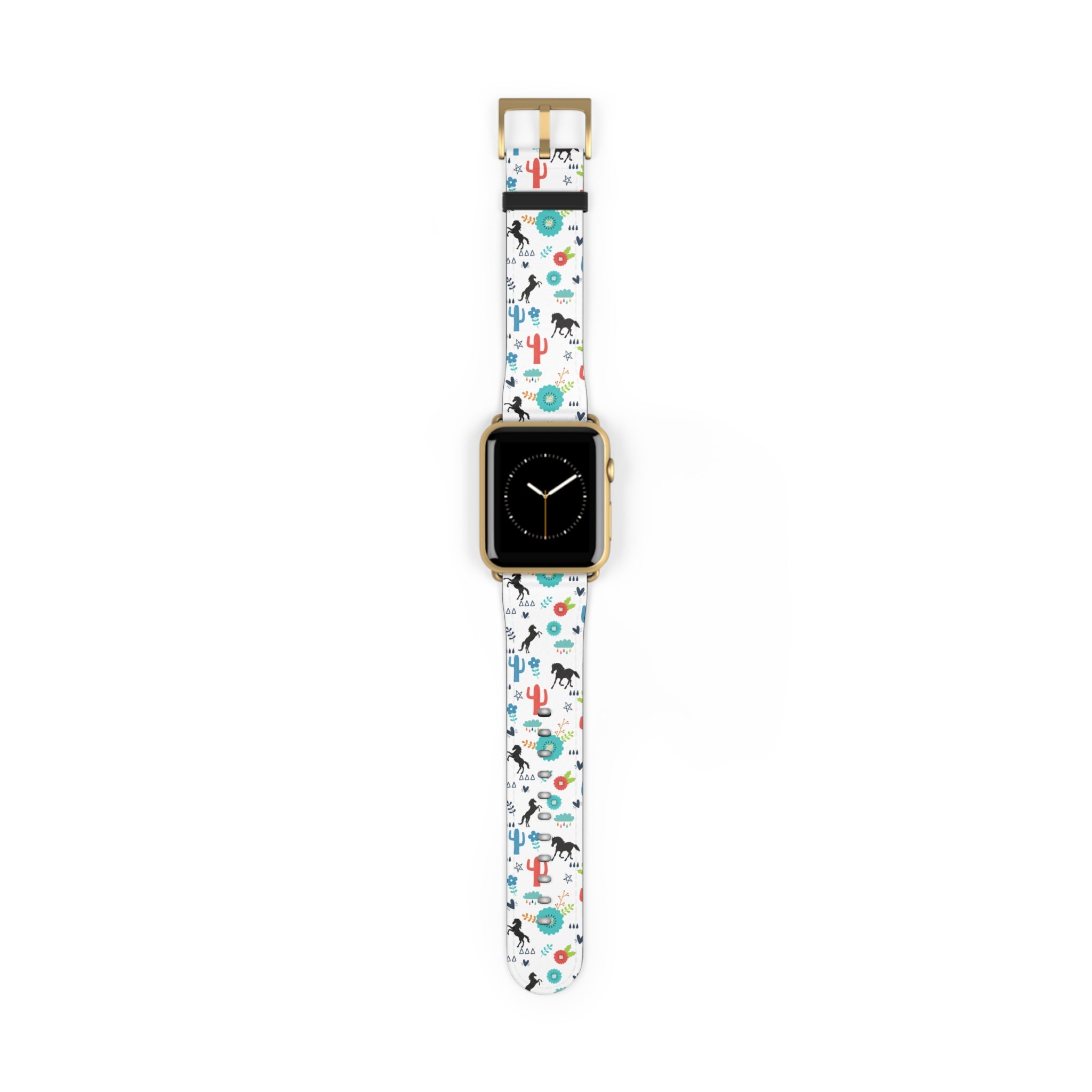 Horse Watch Band, Colorful Boho Western Apple Watch Strap for Cowgirls & Horse Lovers,
